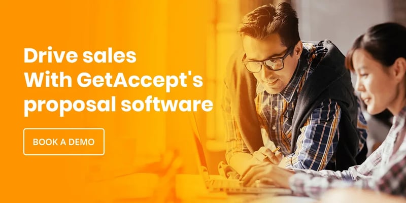 GetAccept blog: Benefits of proposal software - book a demo