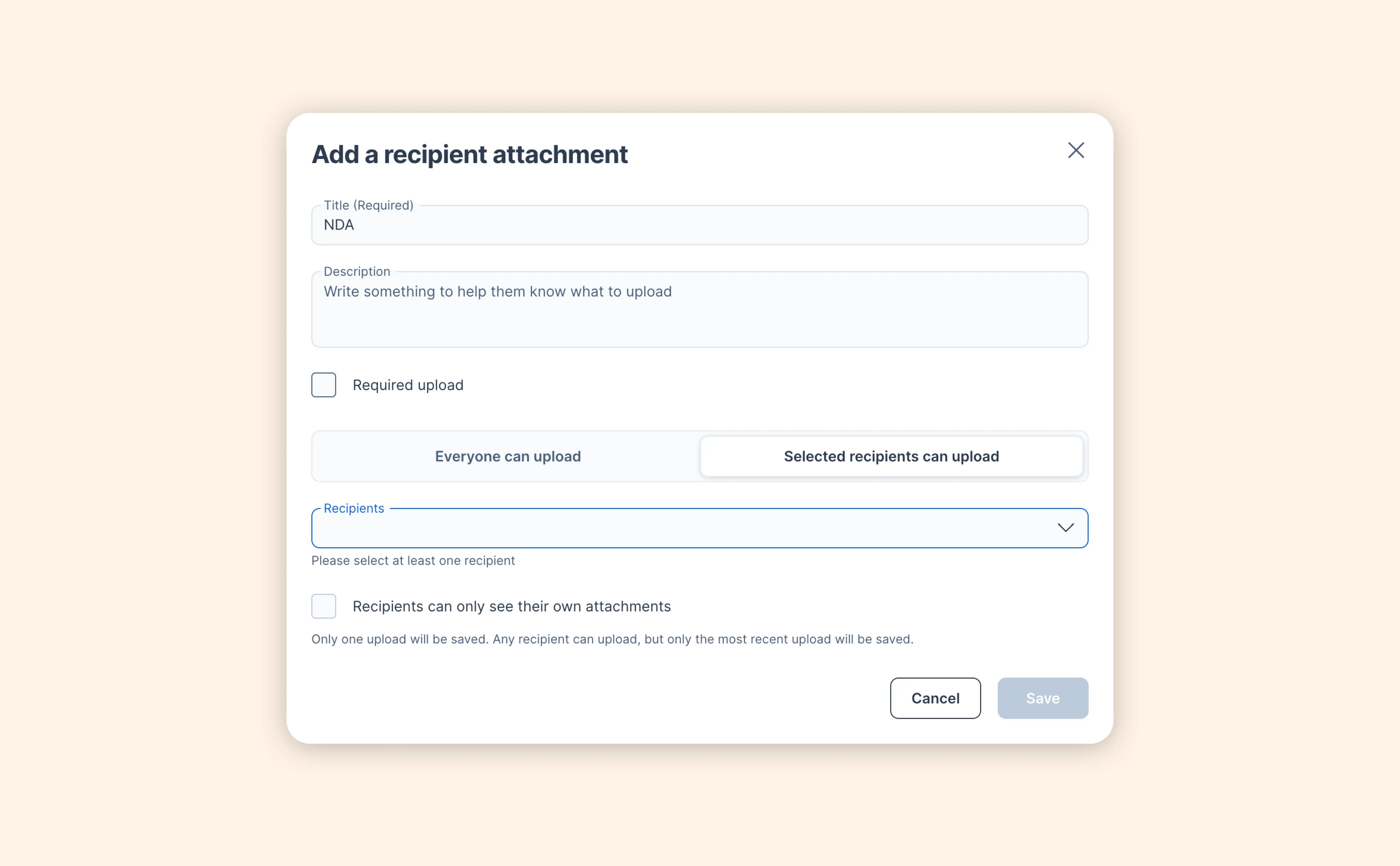 Collect and manage attachments with more control than ever before