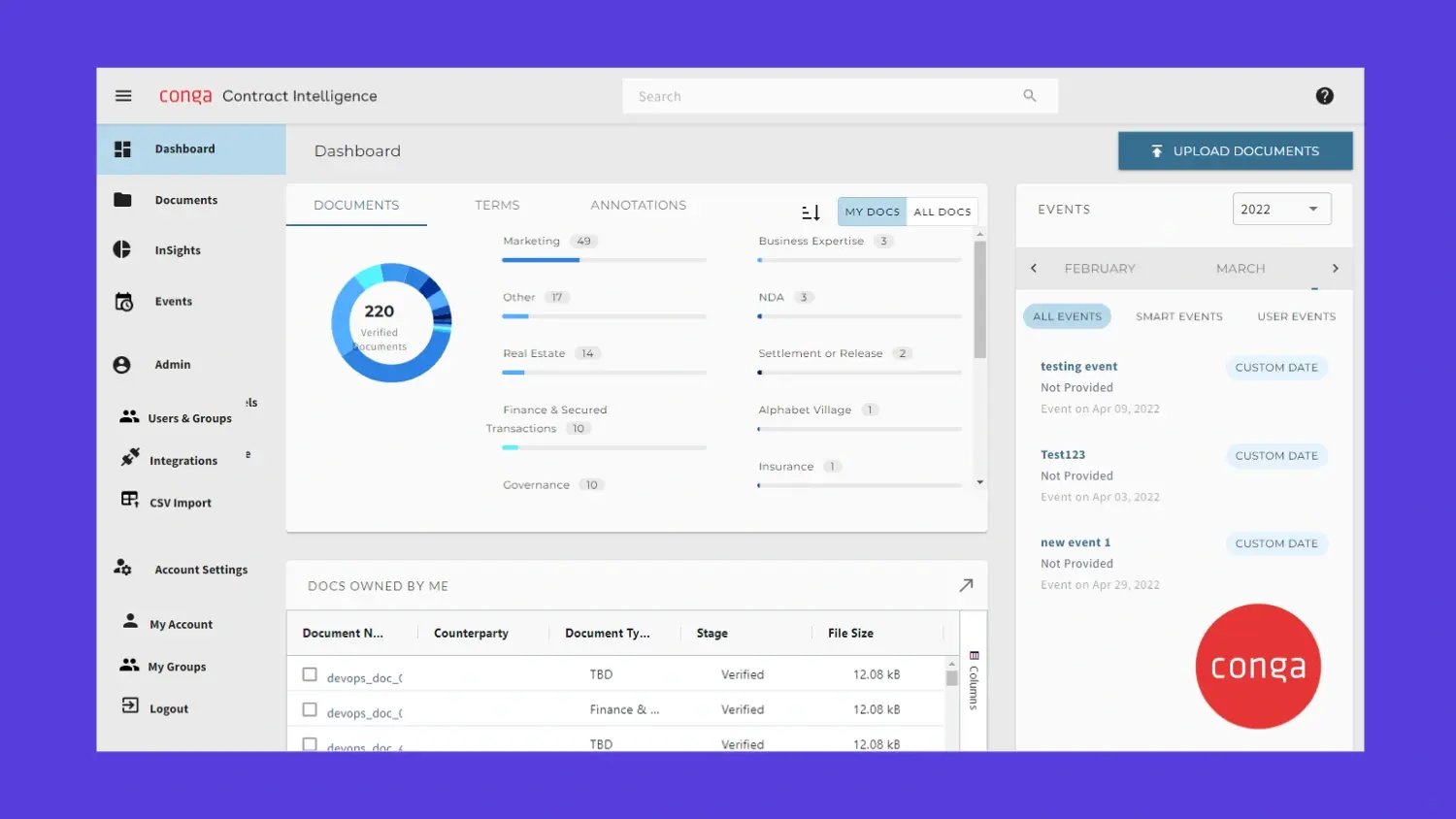 Best proposal software_Enteprise teams_Conga