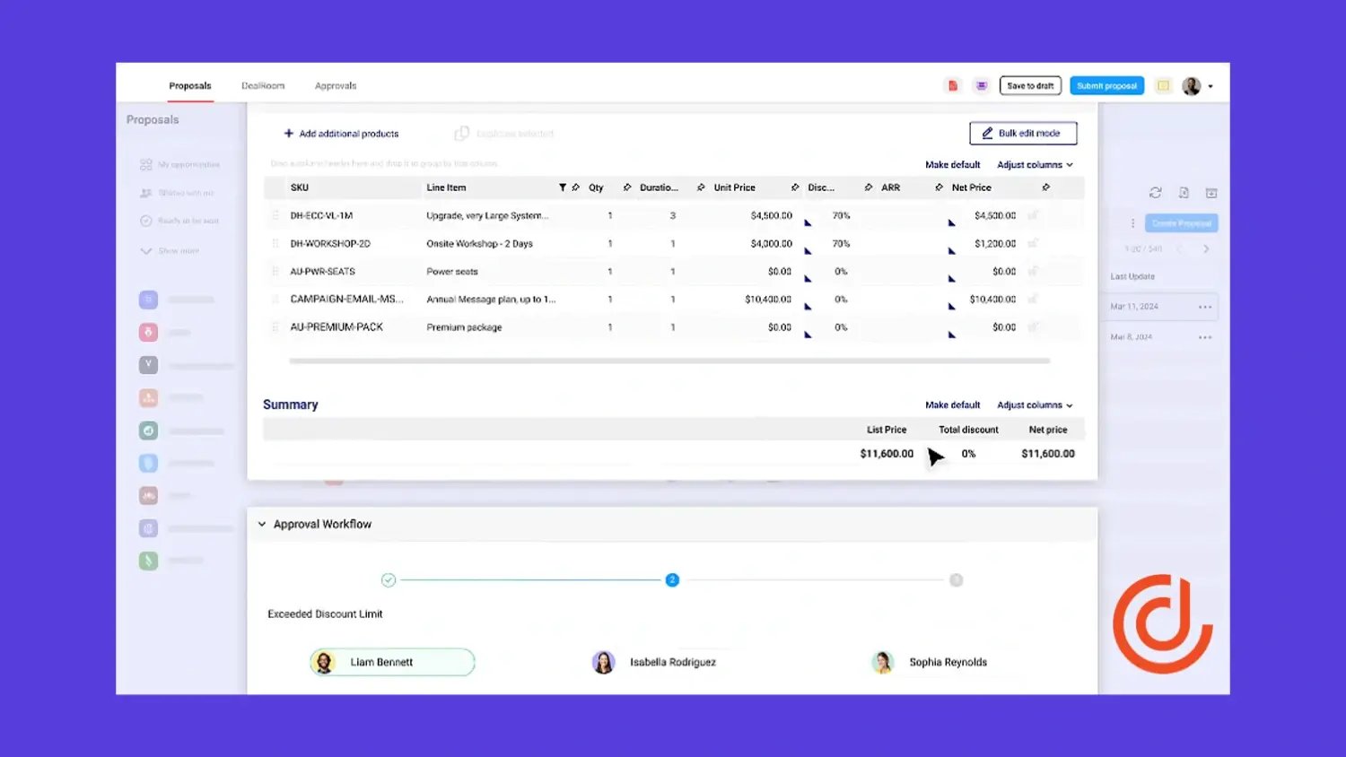 Best proposal software_Enteprise teams_DealHub