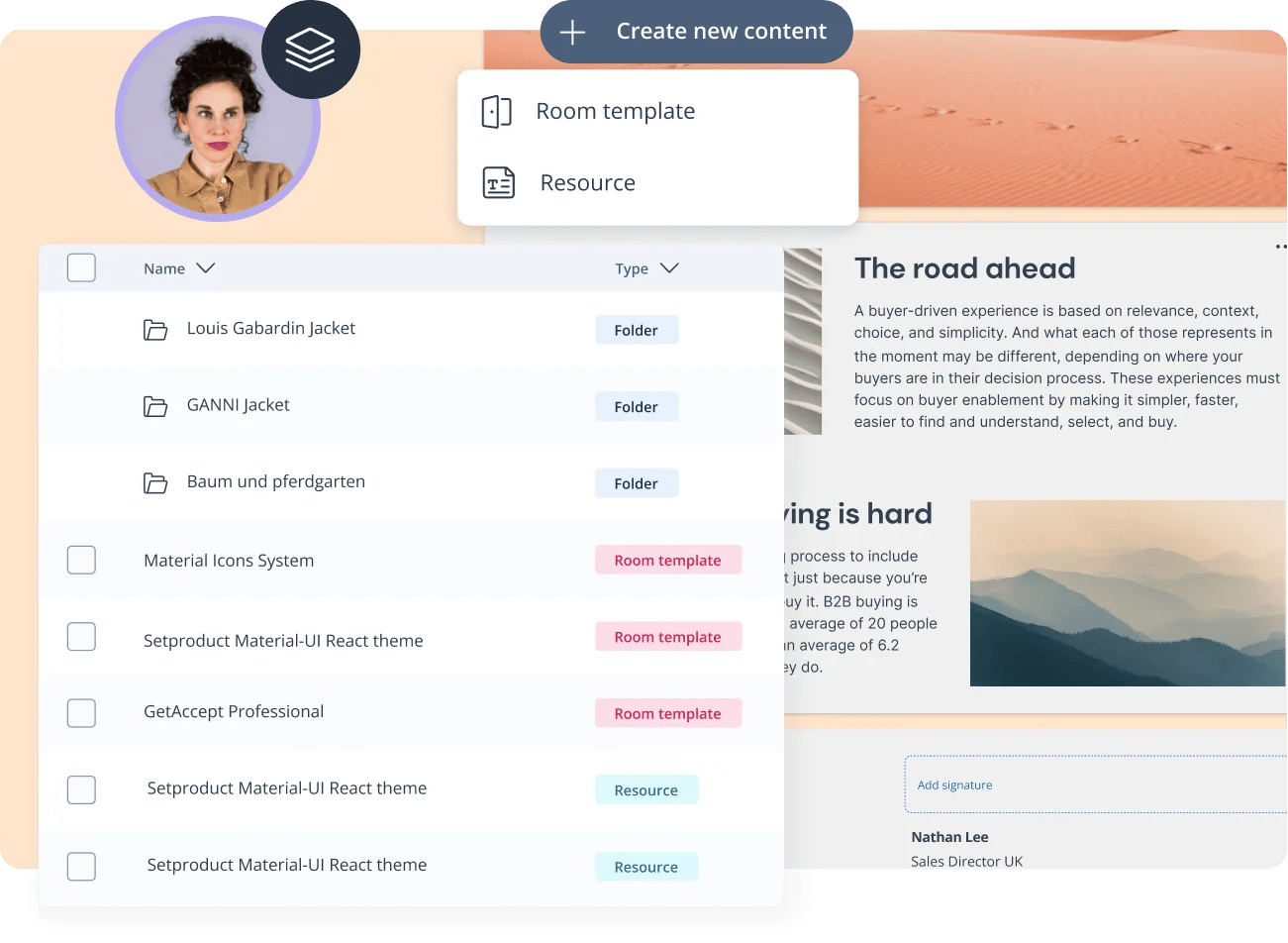 Sales Content Management