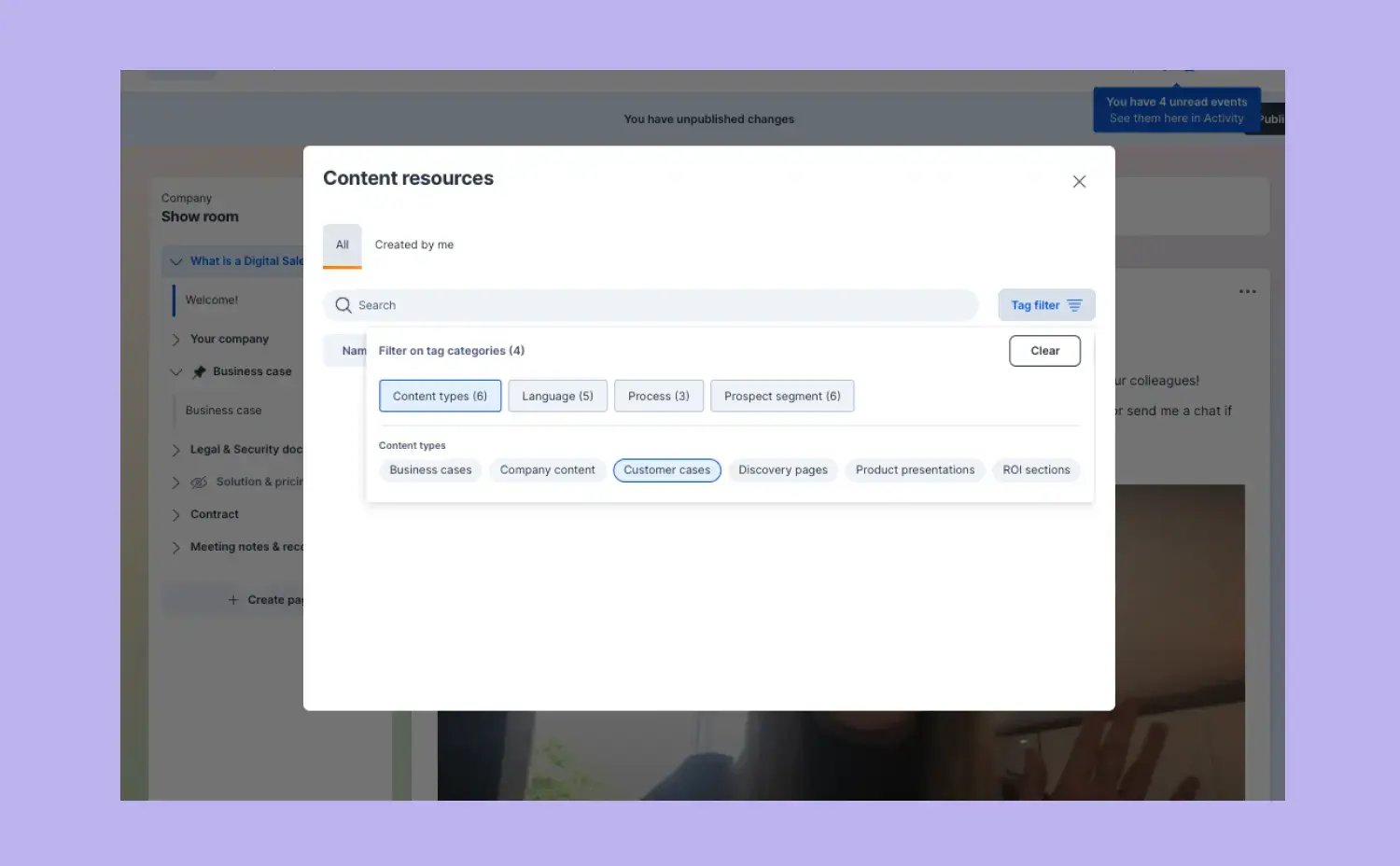 Content: Categories and tags for better organization and faster access