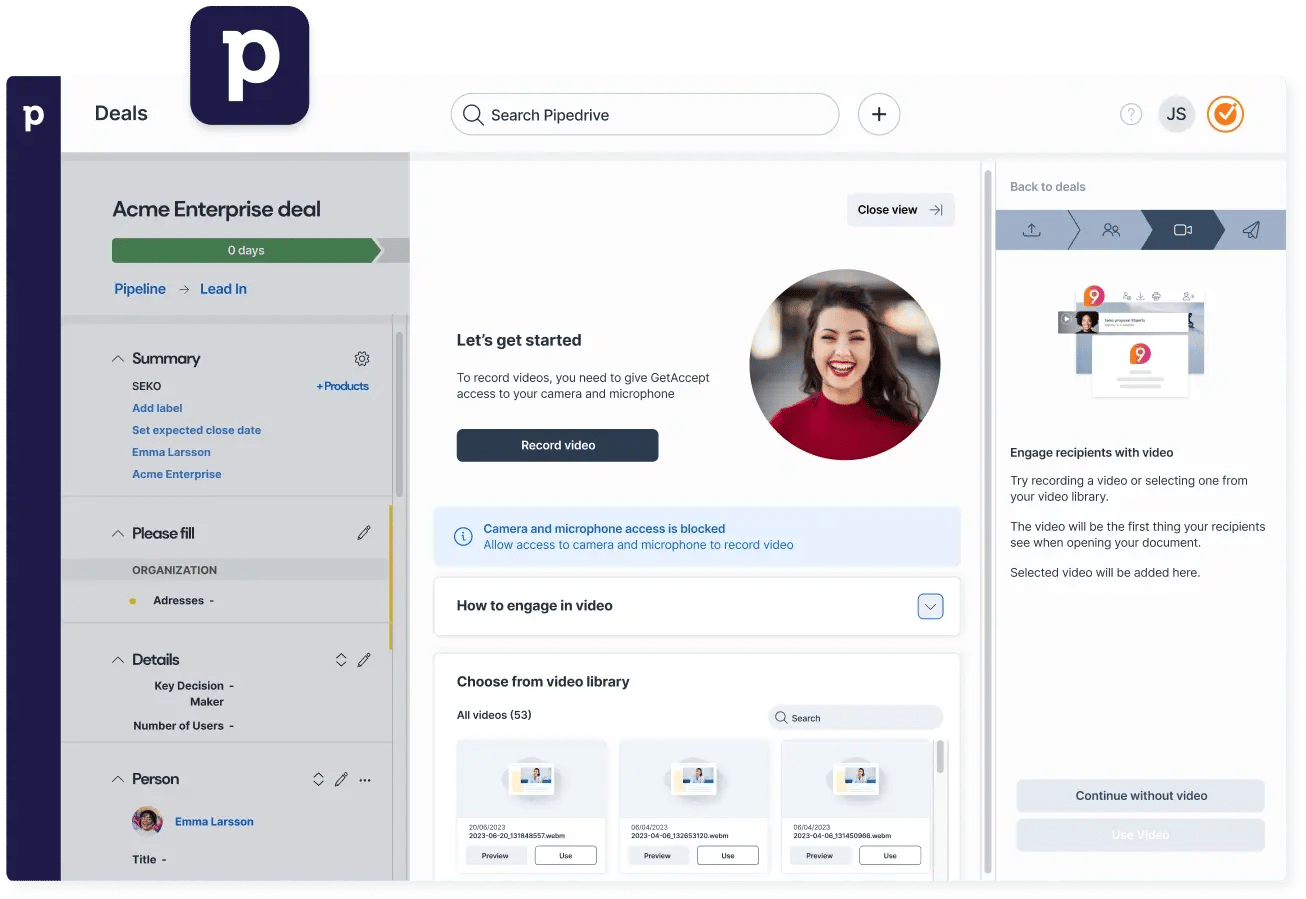 Digital_sales_room_software_pipedrive_GetAccept