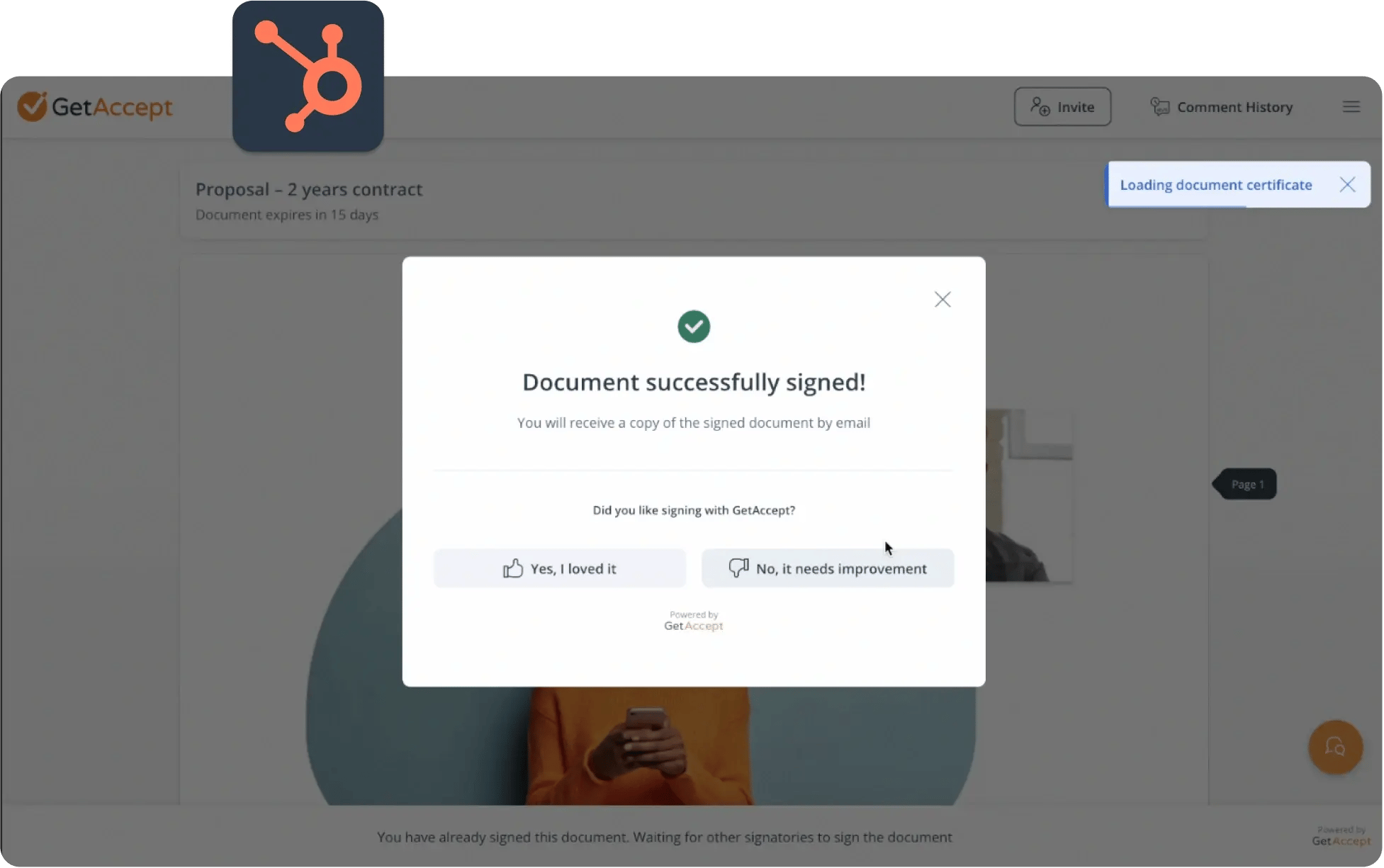 E-signature_for_HubSpot_with_GetAccept
