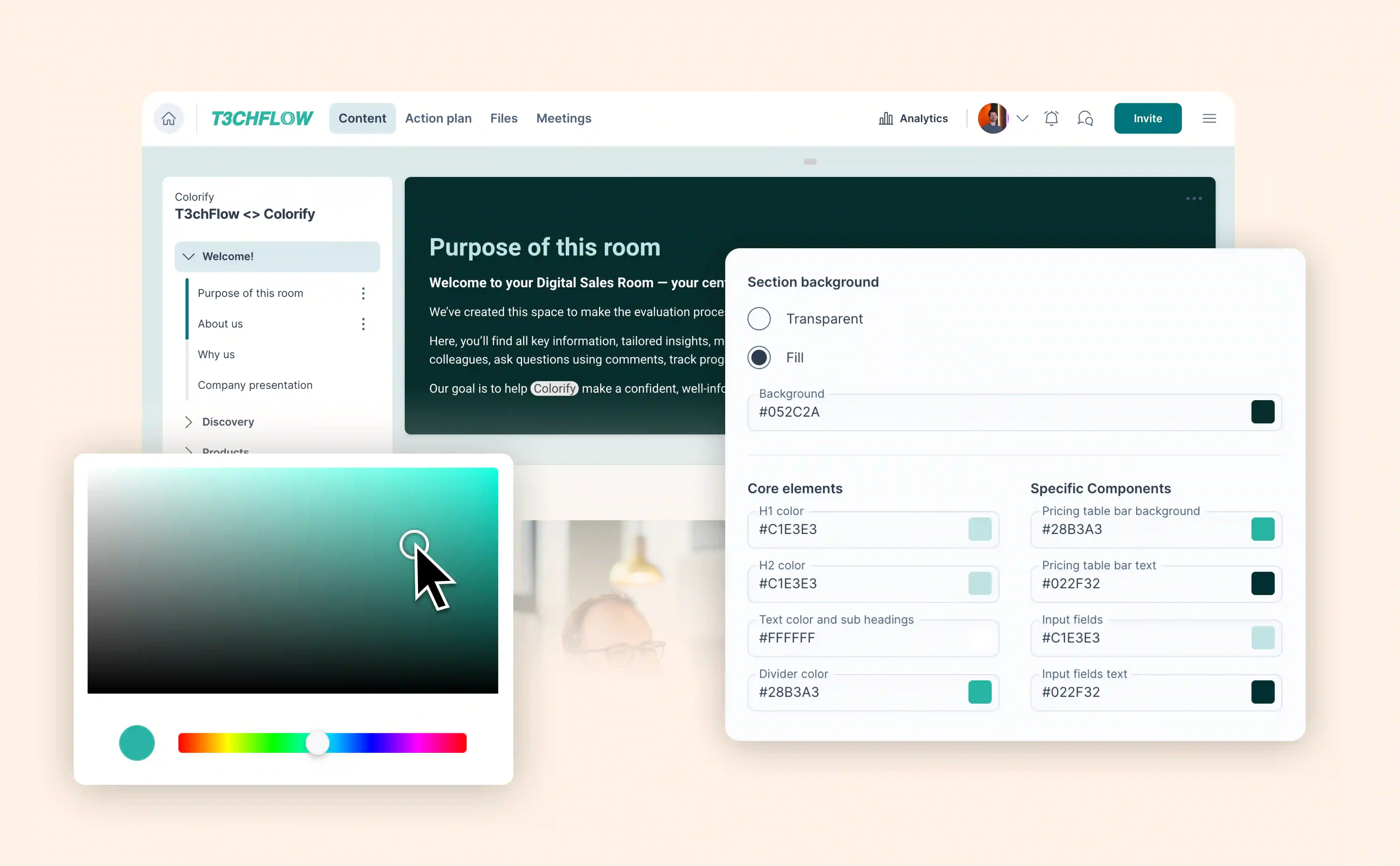 Make your content pop with colors in the editor