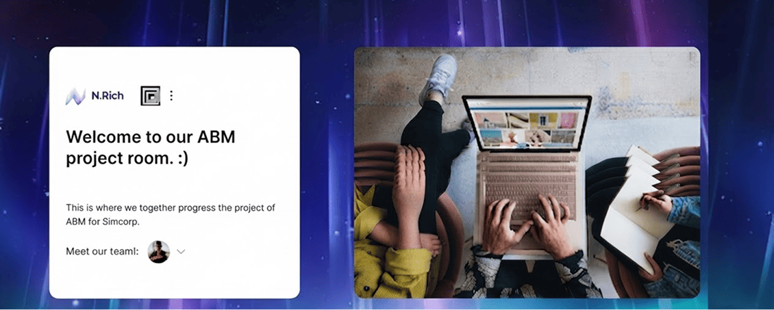 N.Rich Project room's intro slide