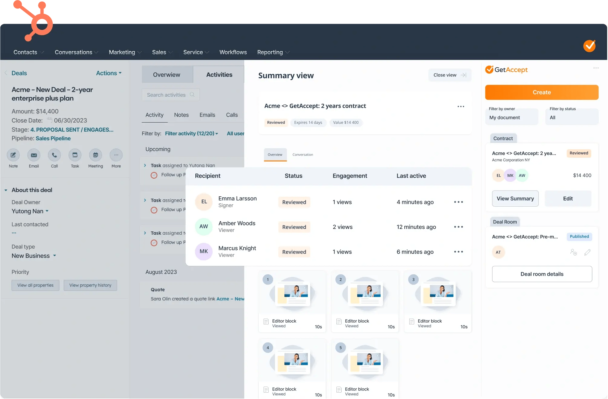 GetAccept_Proposal_Software_HubSpot_Engagement_Insights