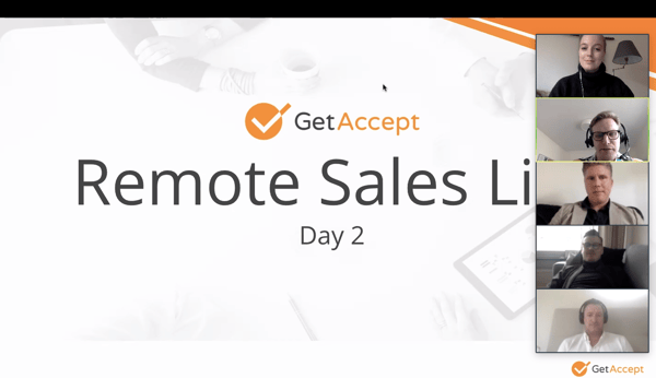 Remote sales at getaccept 