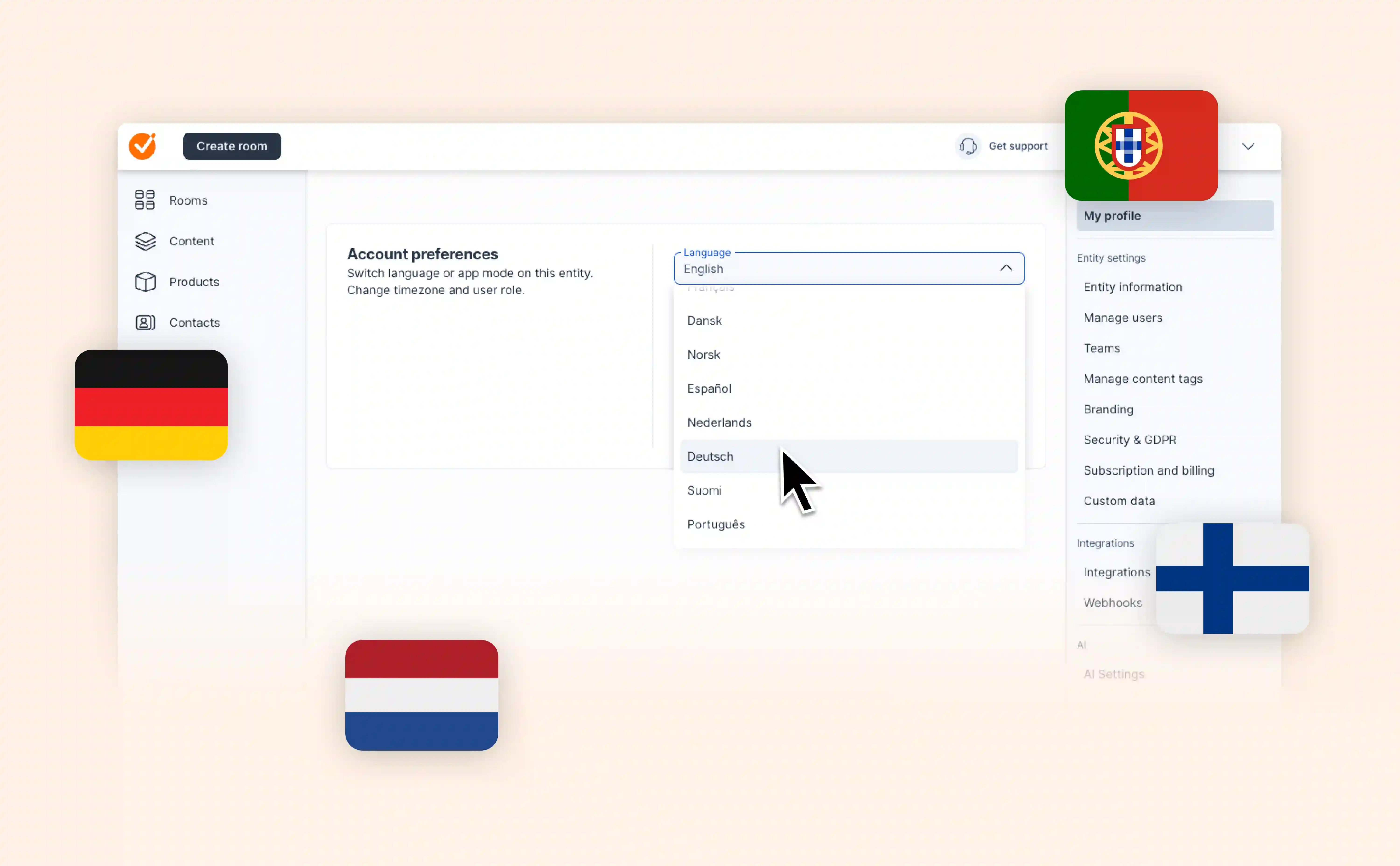 🌍 GetAccept now speaks German, Finnish, Dutch, and Portuguese