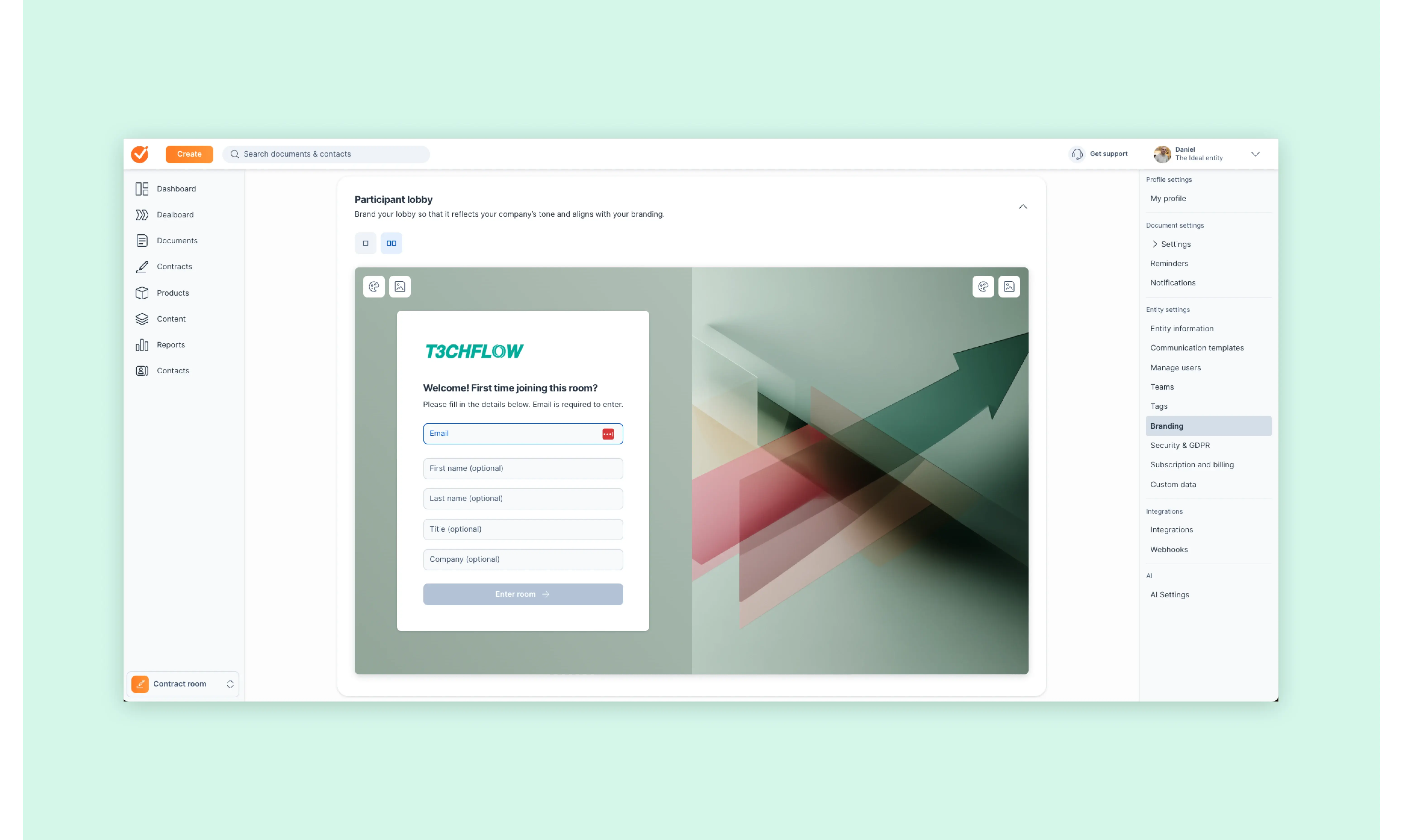 🏁 Brand Your Buyer’s First Step: Introducing Lobby Customization