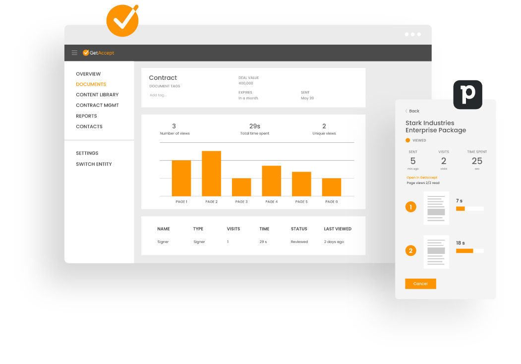 Monitor the Status and Engagement of Sent Documents