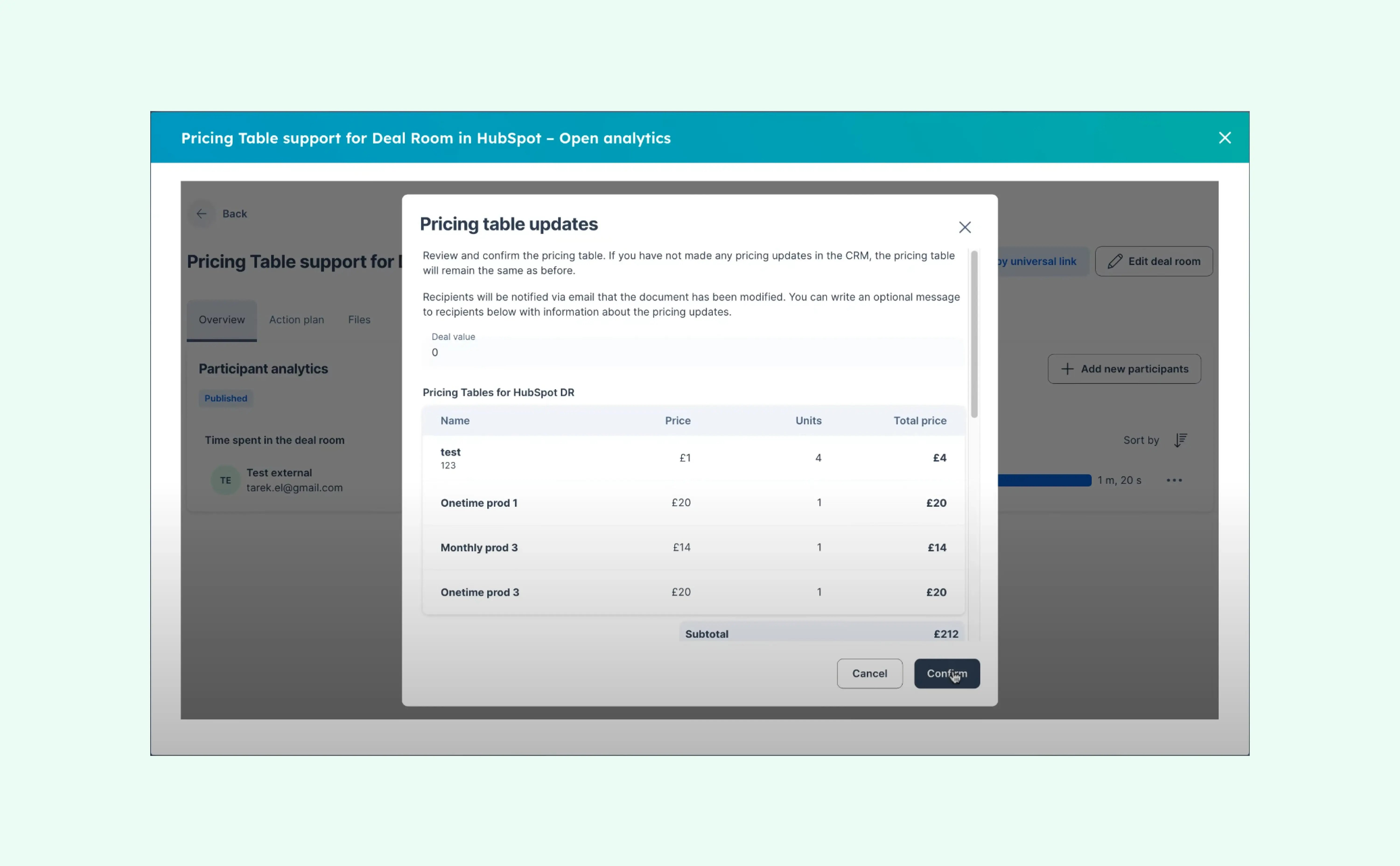 Keep your product data in sync with your CRM