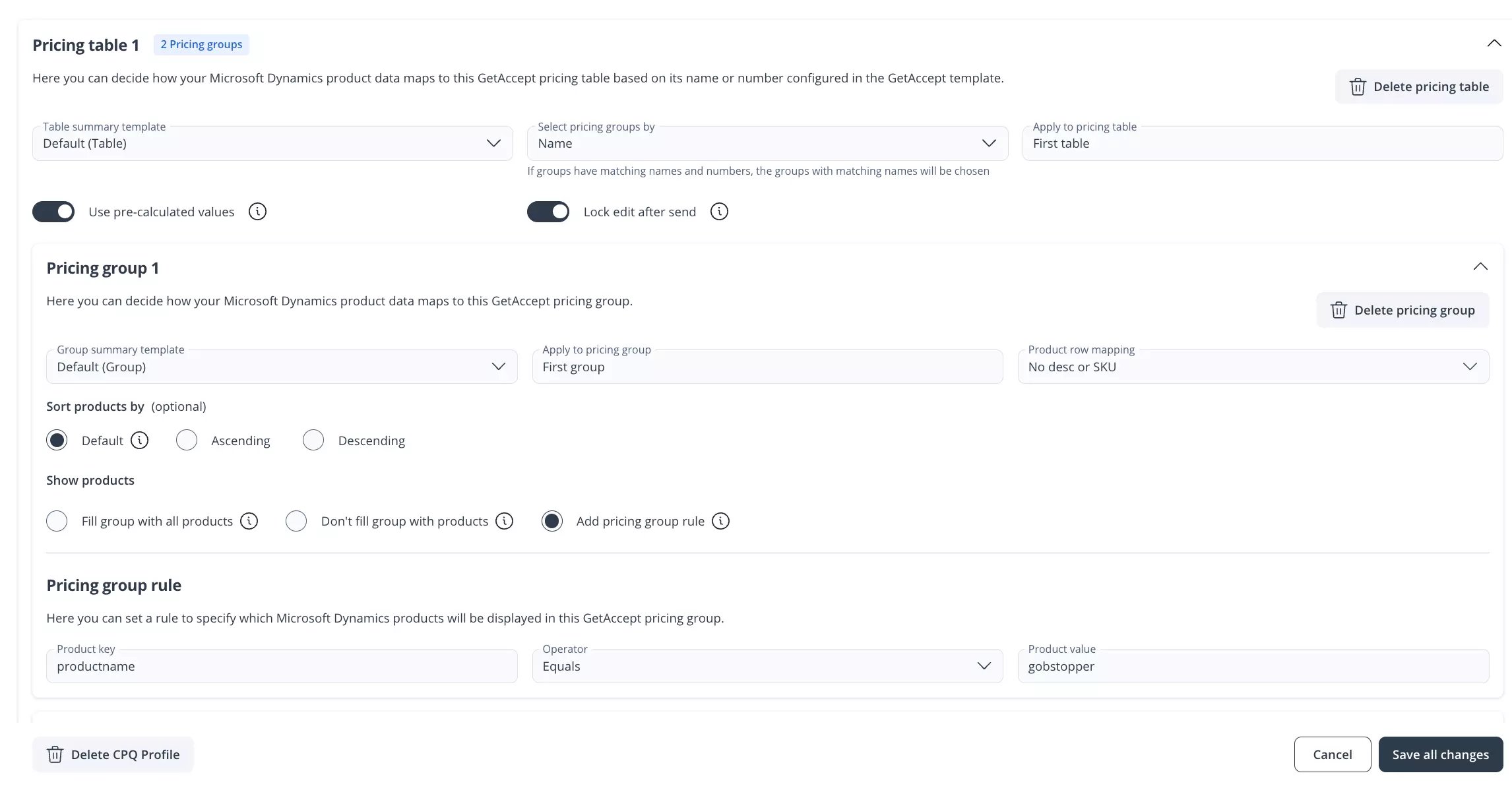 easy to implement – MS Dynamics version