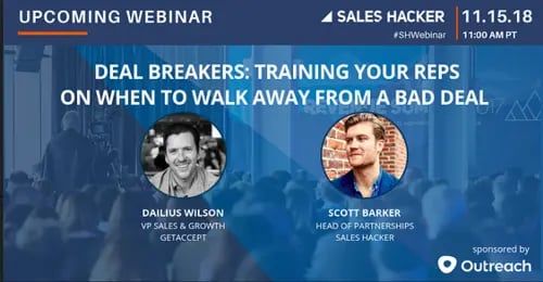 GetAccept webinar together with Sales Hacker