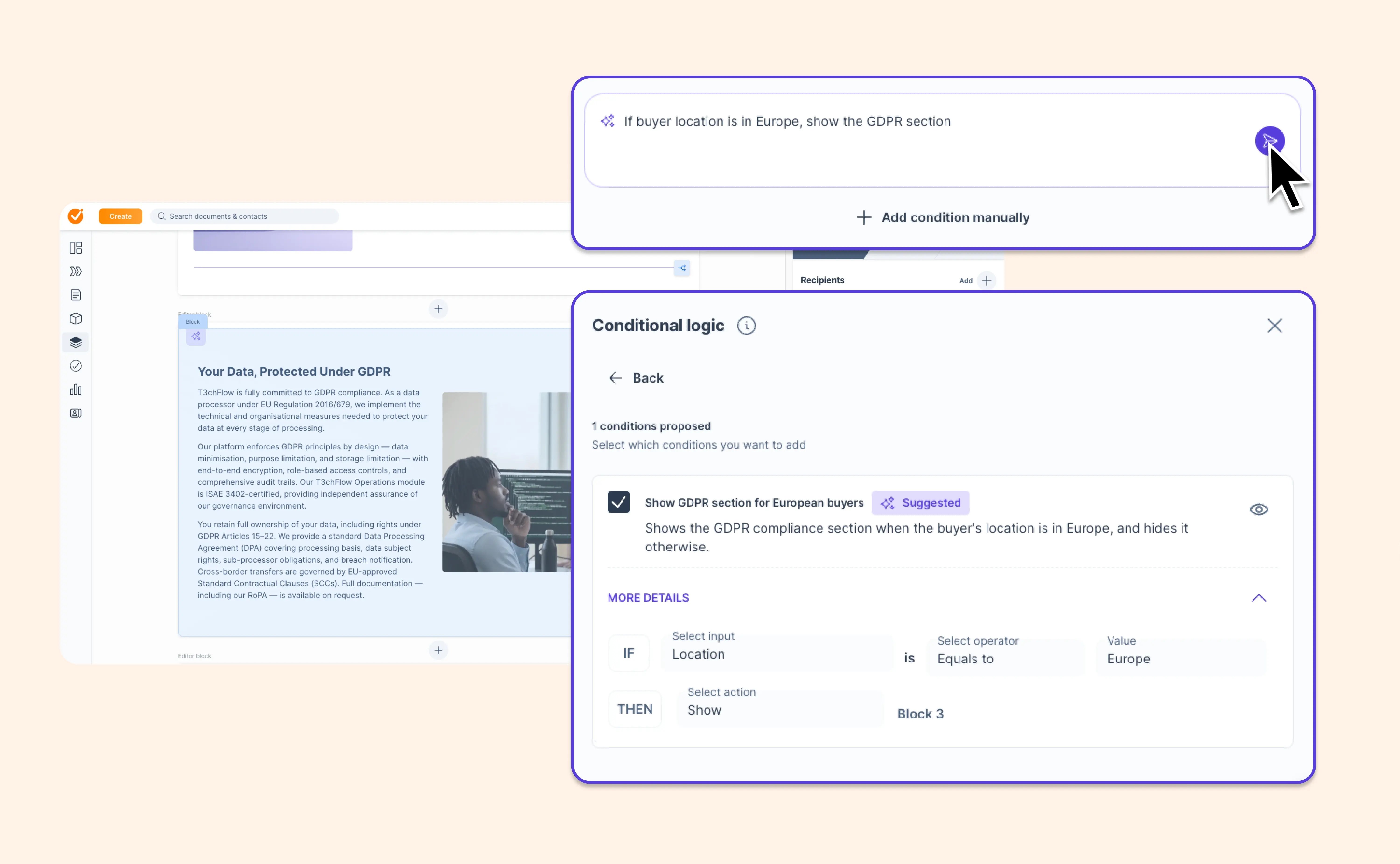Create smarter contract templates with AI conditional logic