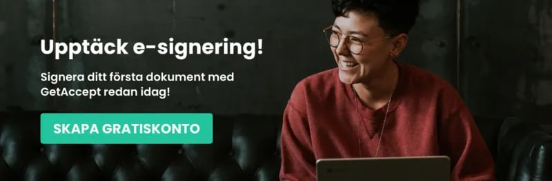 GetAccept e-signering - signera ditt första dokument redan idag! 