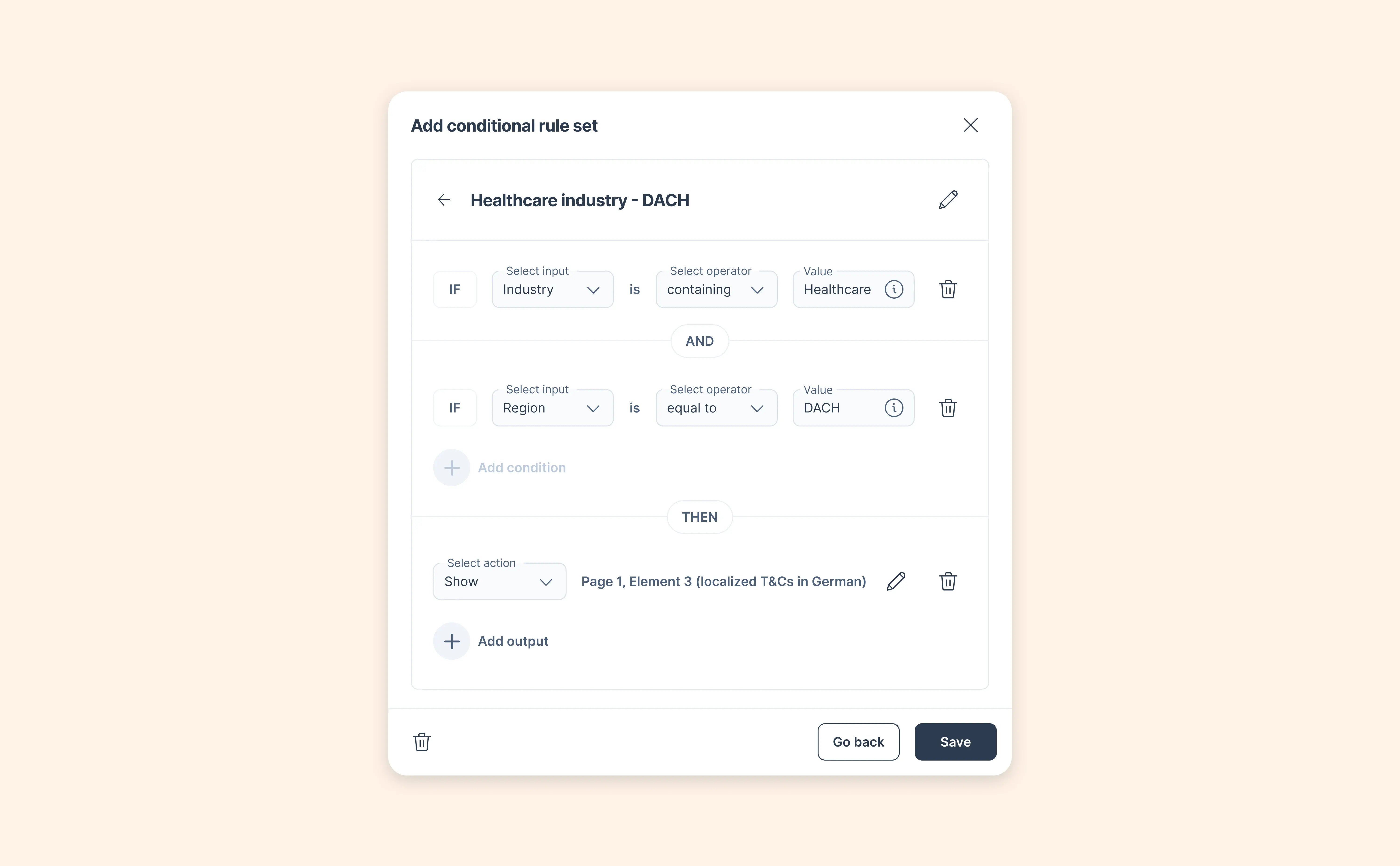 Find and personalize contracts using custom data
