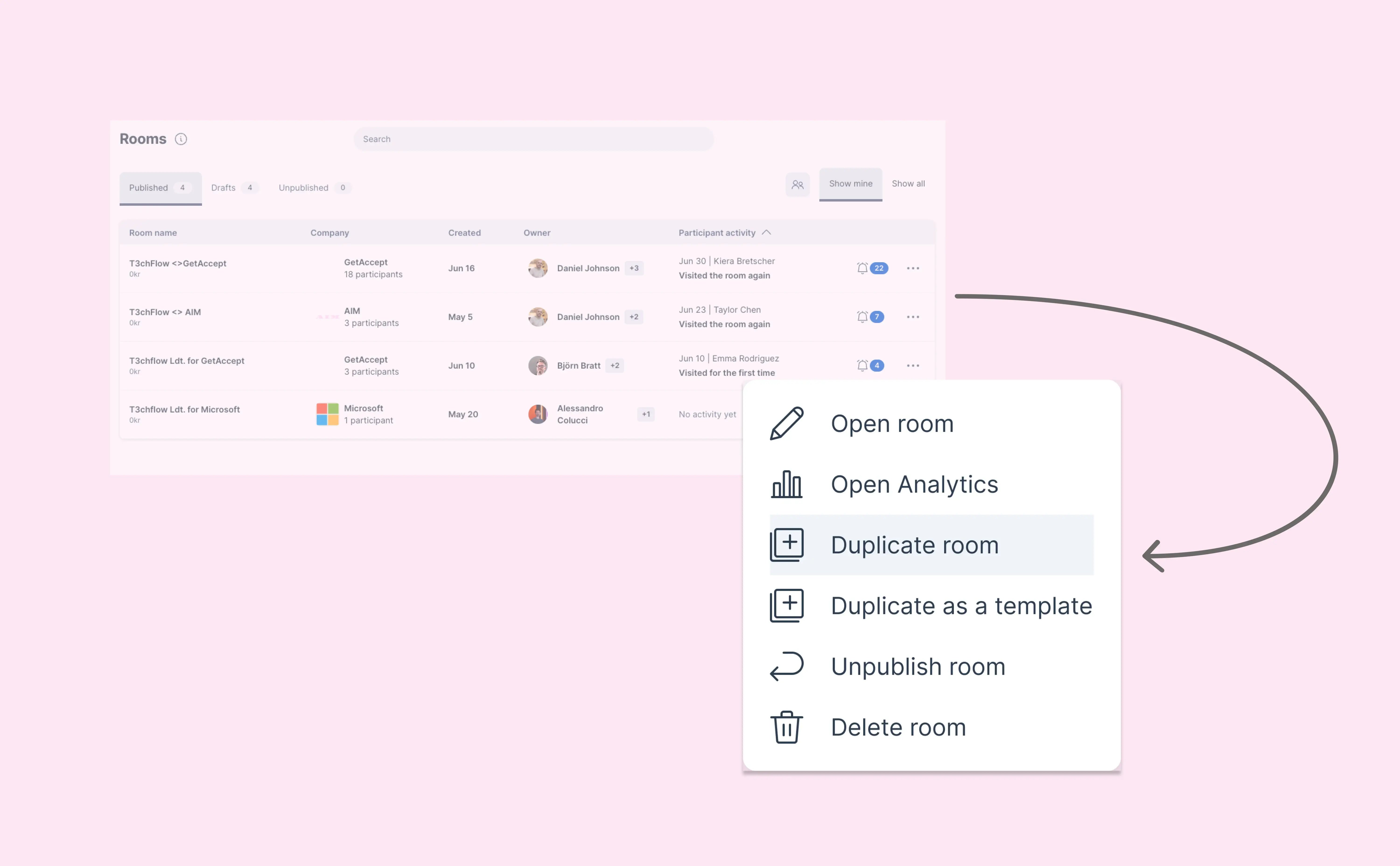 🚀 New: Duplicate Deal Rooms & Save as Templates