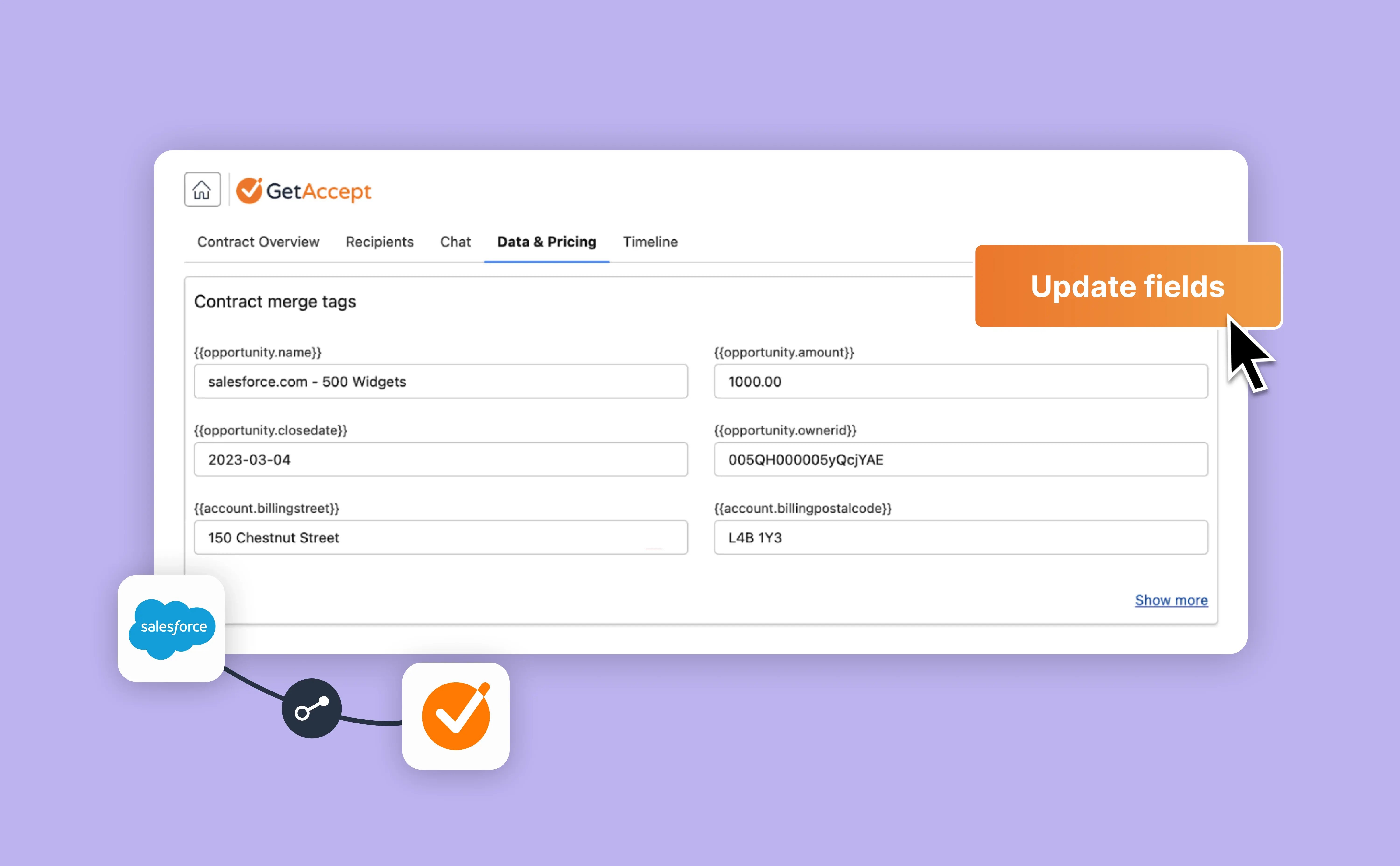 Real-time contract updates from Salesforce – even after you hit send!