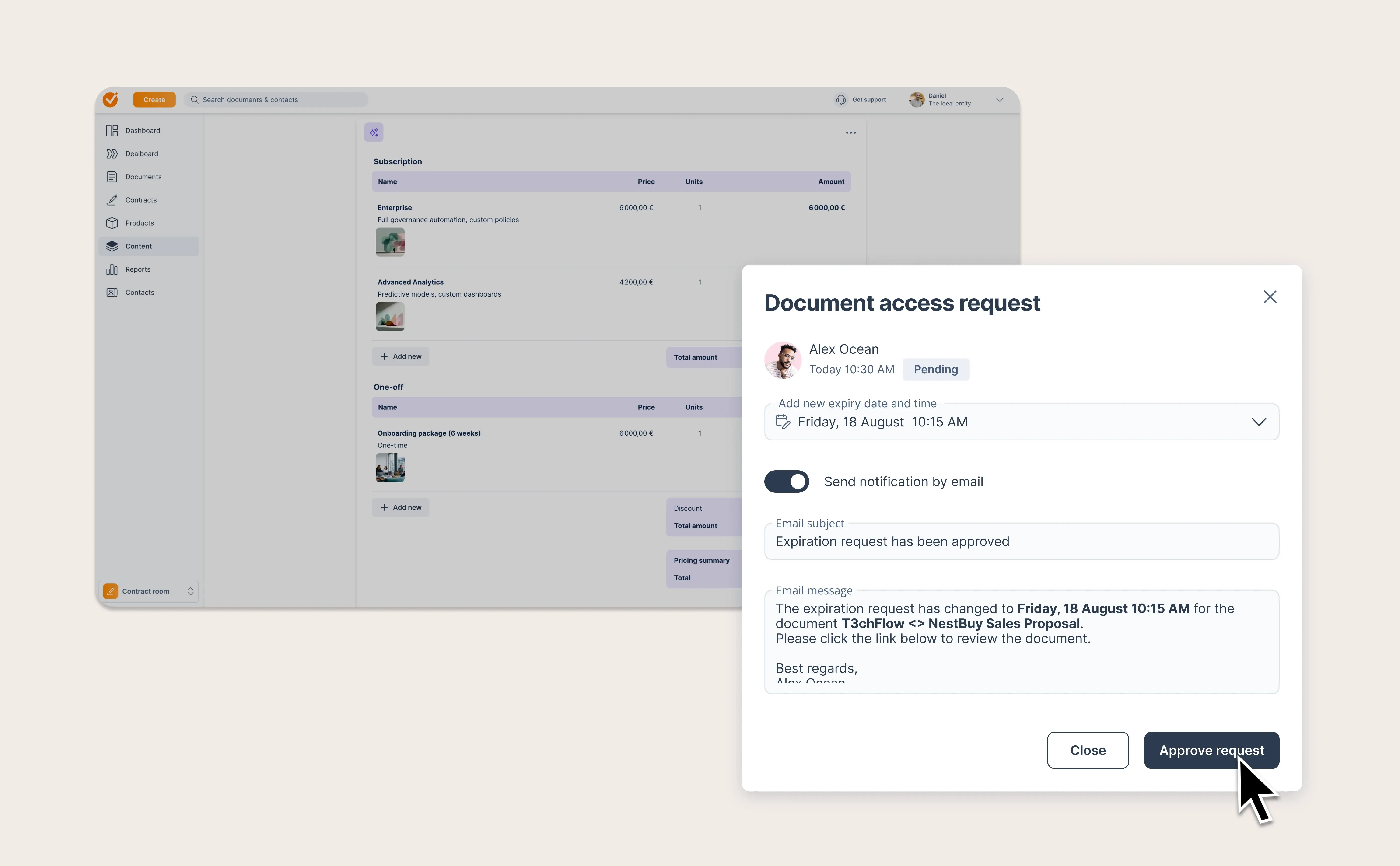Keep deals moving when documents expire