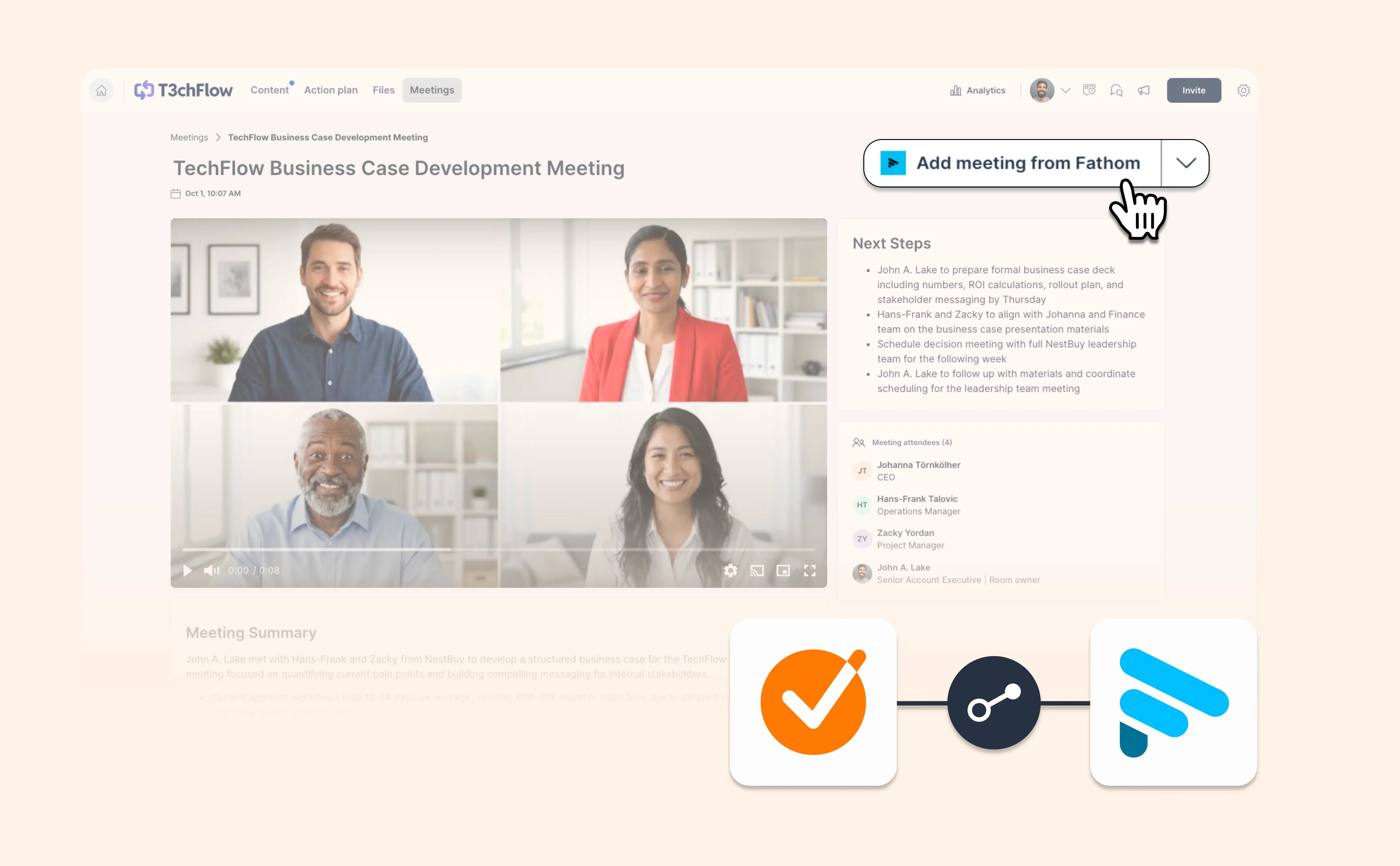 Turn meeting notes into deal momentum with Fathom + GetAccept