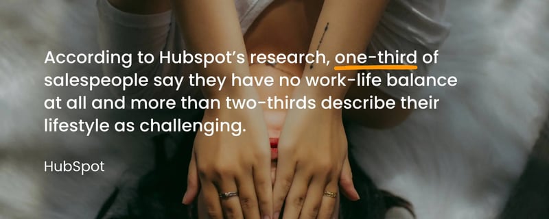 GetAccept blog image: Hubspot mental health report quote