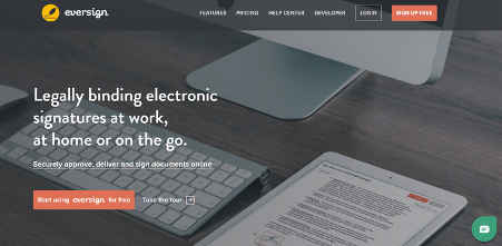 eversign website