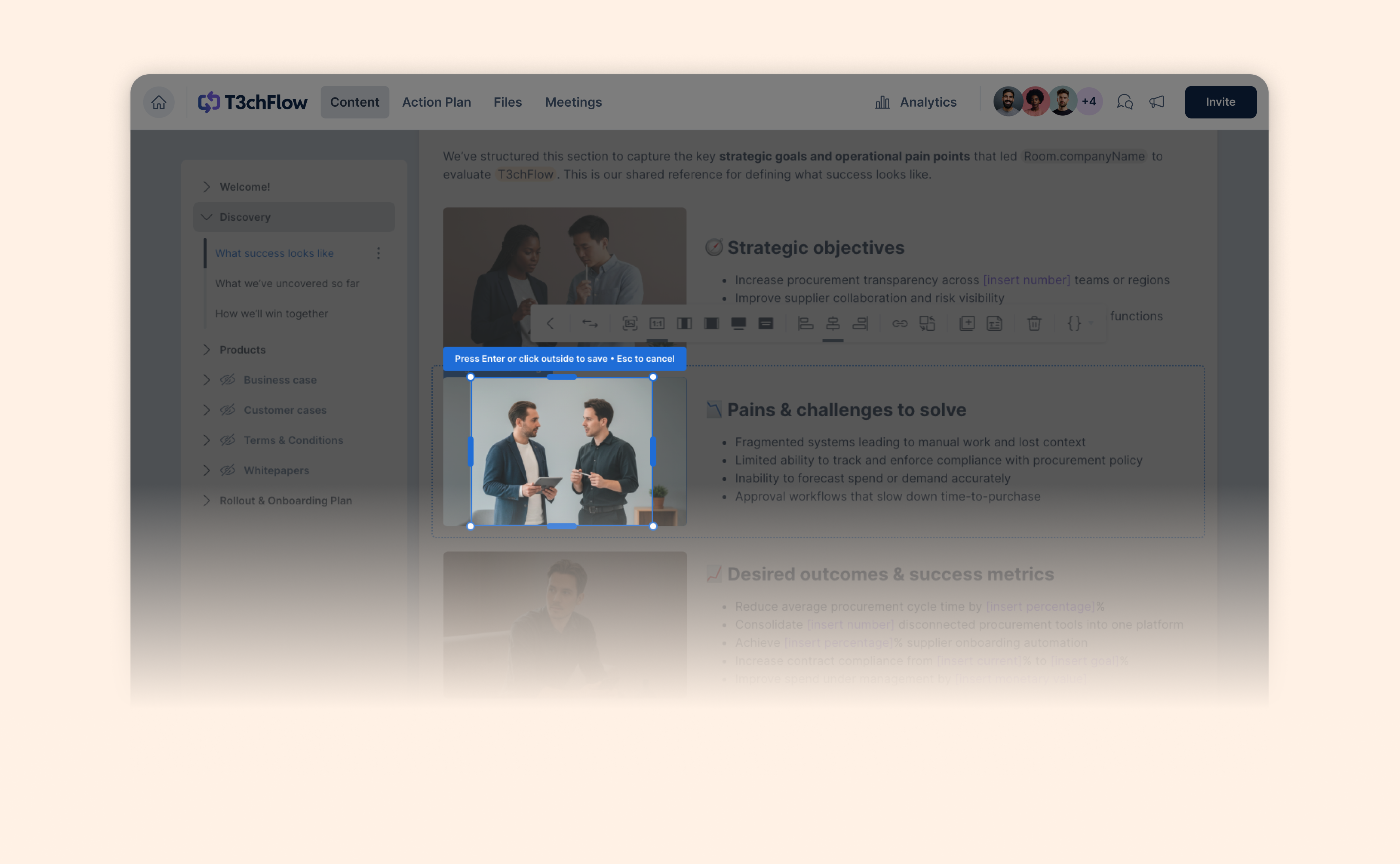 Improved image editing: Crop, reposition, and refine directly in GetAccept
