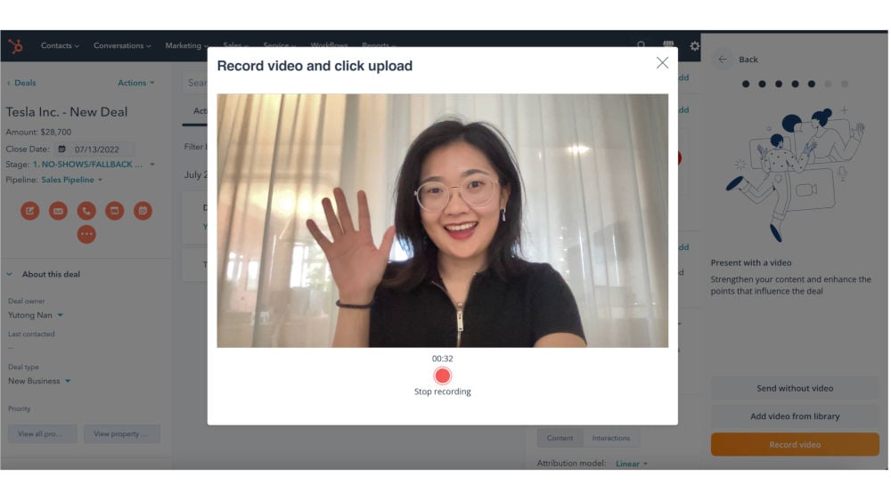 GetAccept + HubSpot: Personalize sales interactions with video