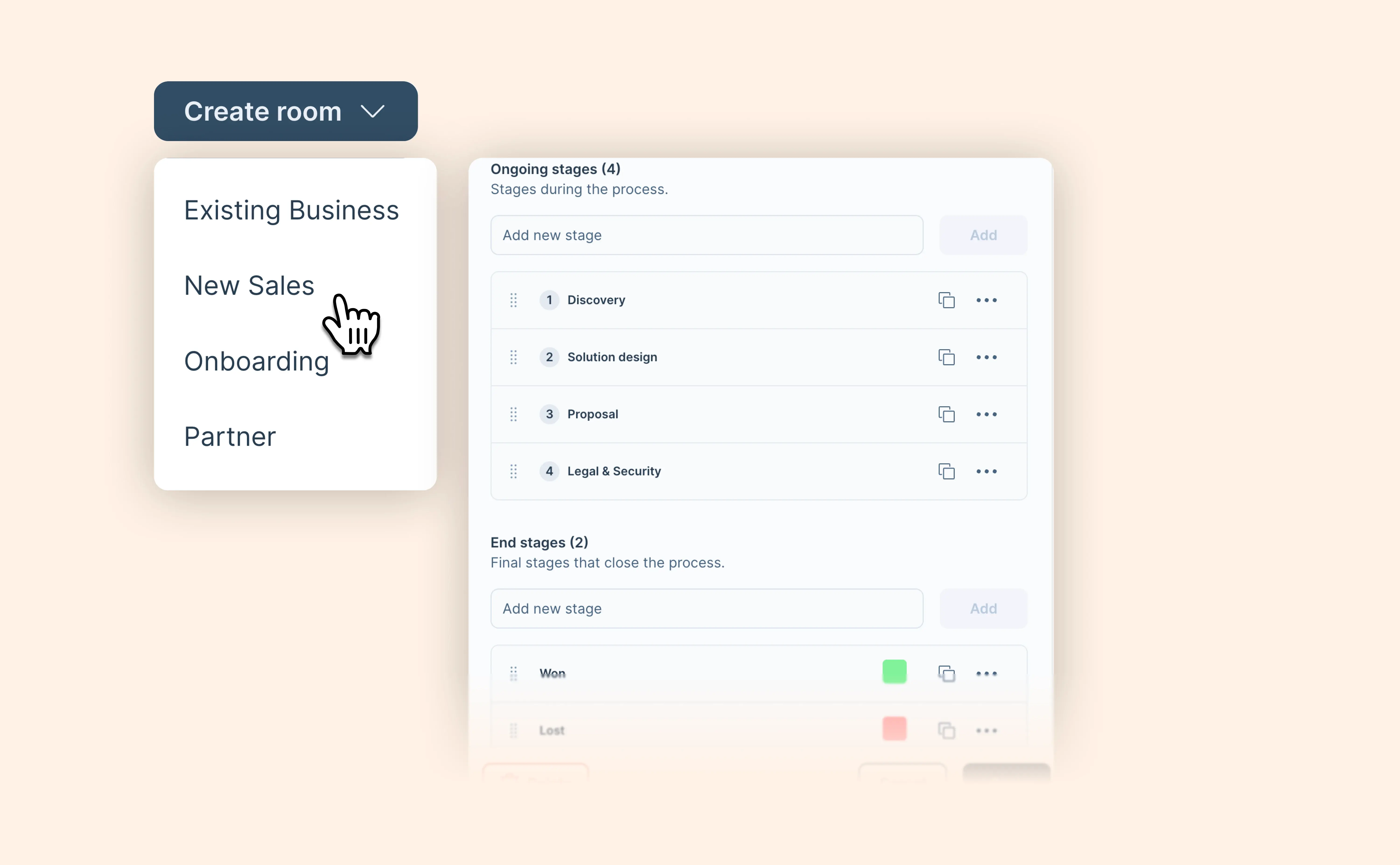 Workflows: structure your Deal Rooms your way