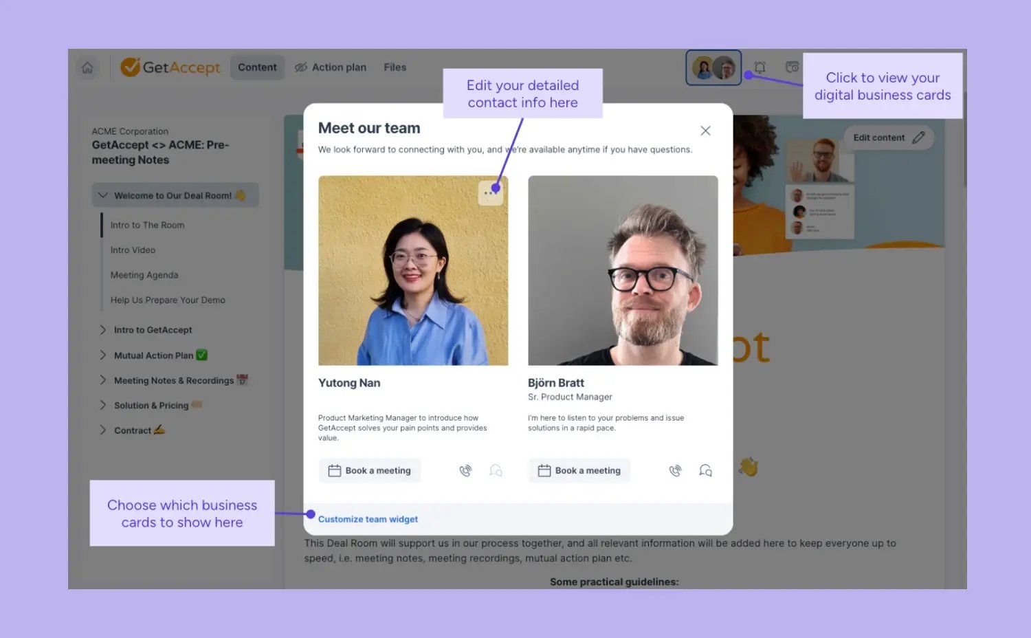 Introducing the Sales Team Widget: A Smarter Way to Connect with Buyers