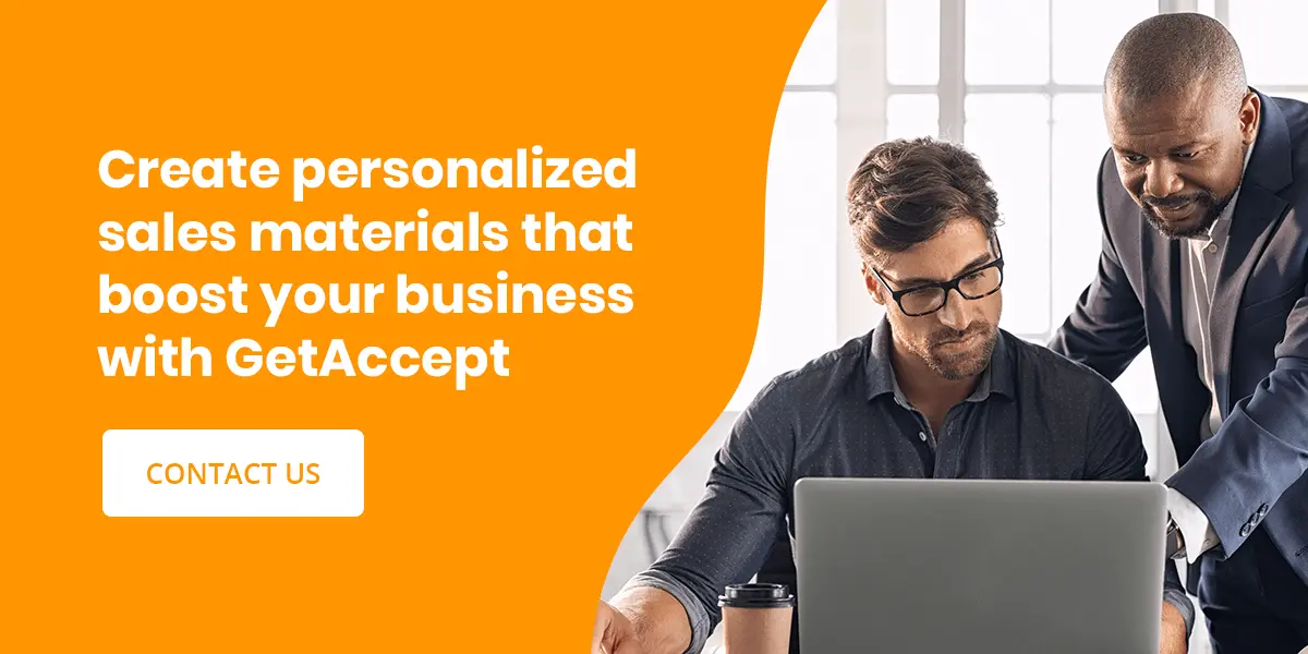 GetAccept image: Create personalized sales materials that boost your business with GetAccept 