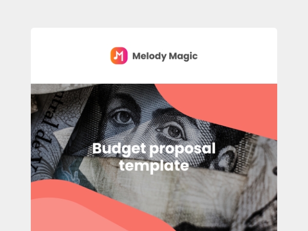 Budget proposal template