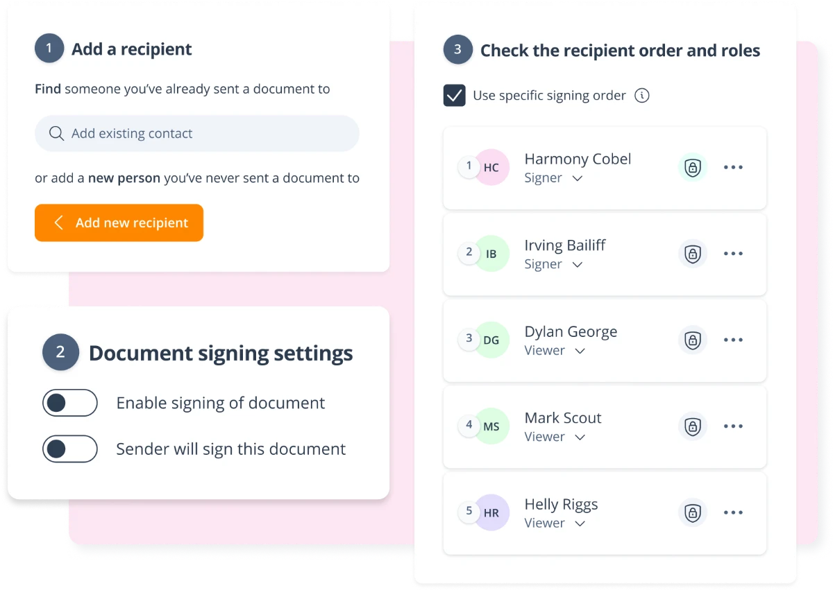 Secure e-signatures