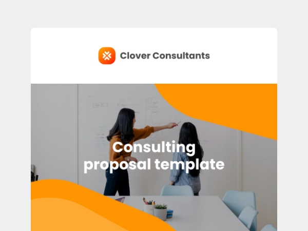 Consulting proposal template