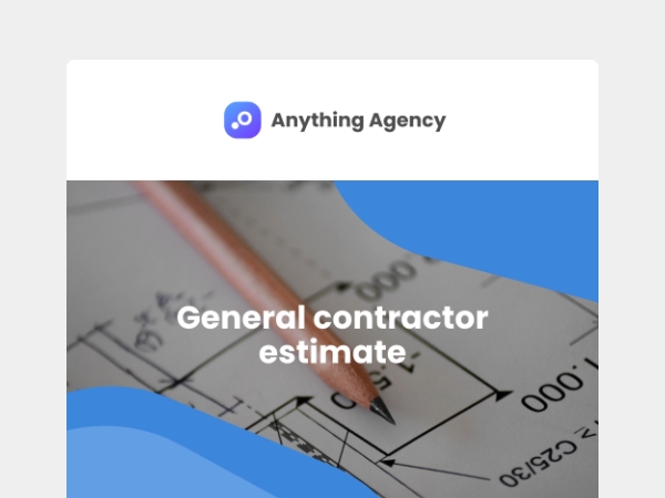 General contractor estimate