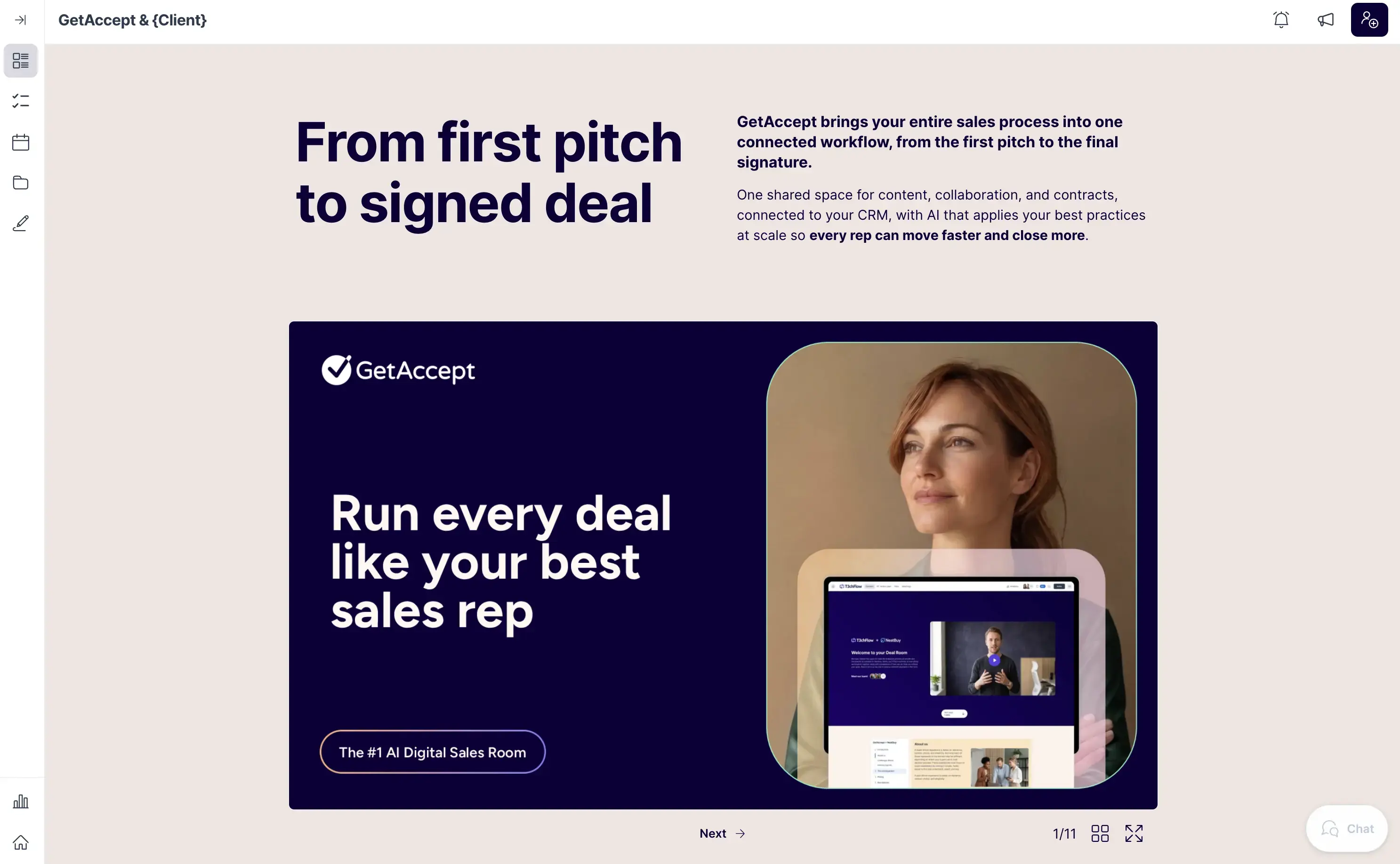 GetAccept Digital Sales Room