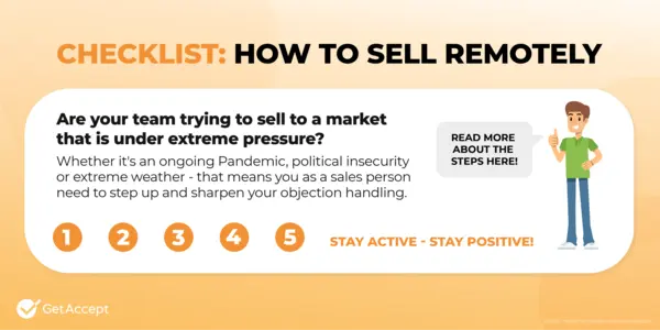 Sell remotely