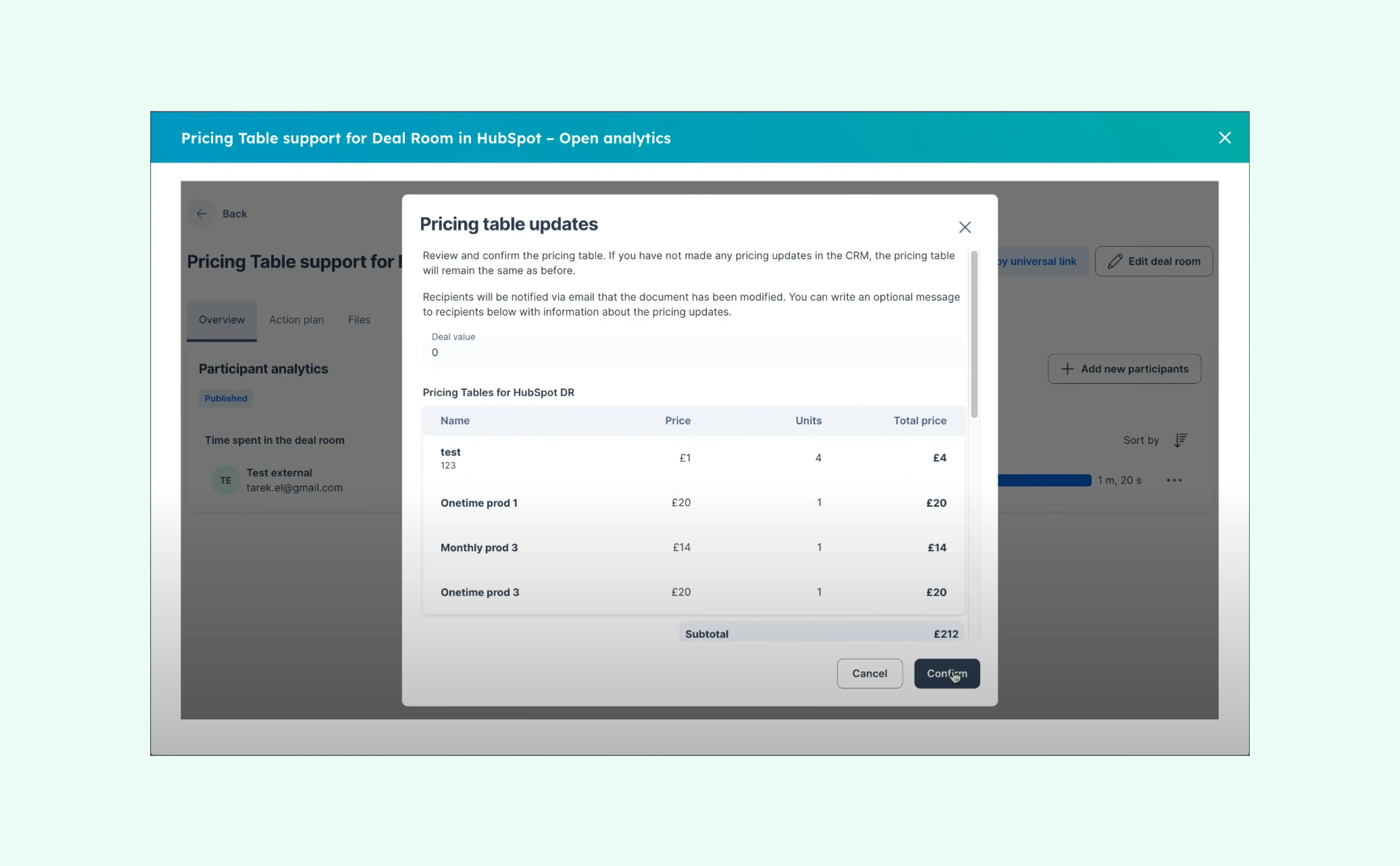 Keep your product data in sync with your CRM