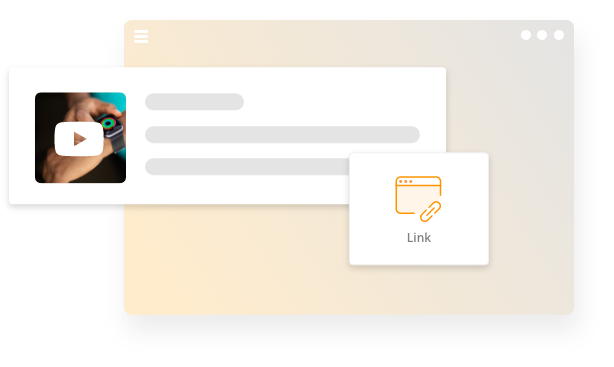 Link any online content