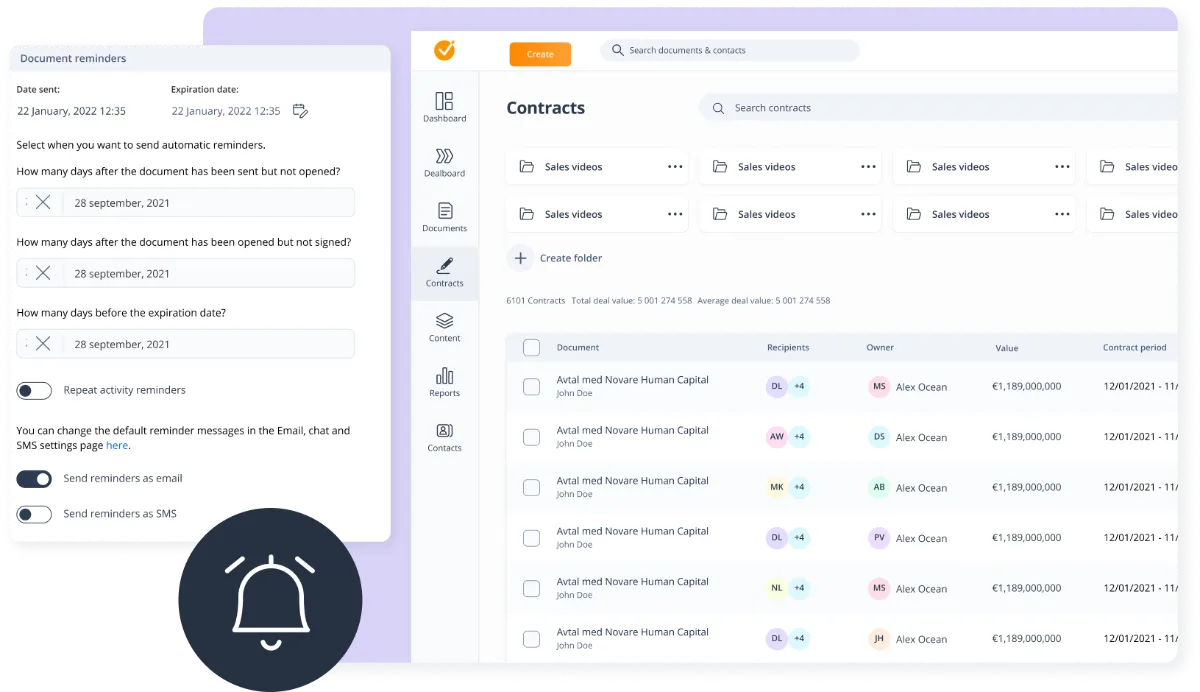 5. Store and manage documents