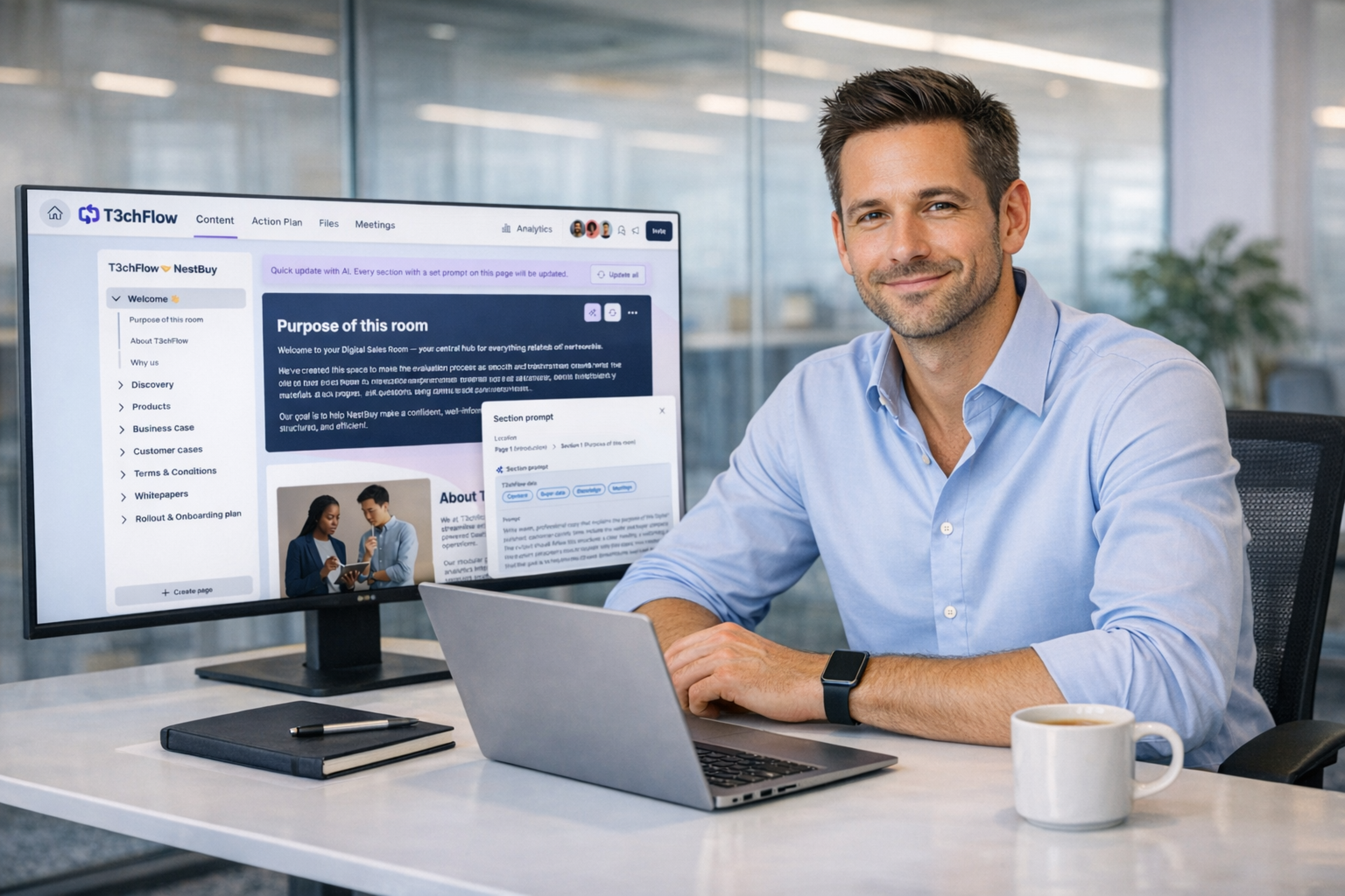 Section Prompts: Tailored sales content that practically builds itself