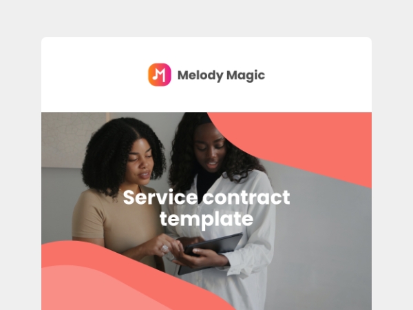 Service contact template