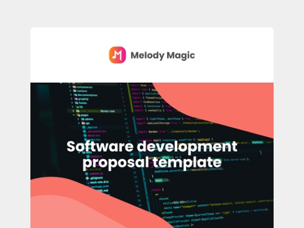 Software development proposal template