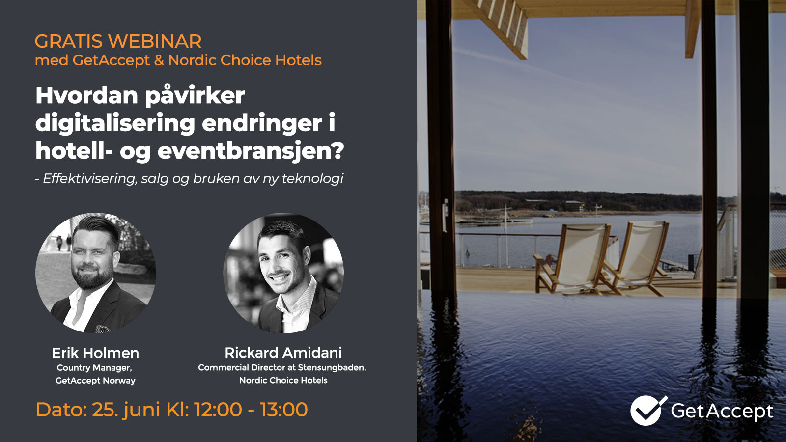 GetAccept webinar: Hvordan påvirker digitalisering endringer i hotell- og eventbransjen?