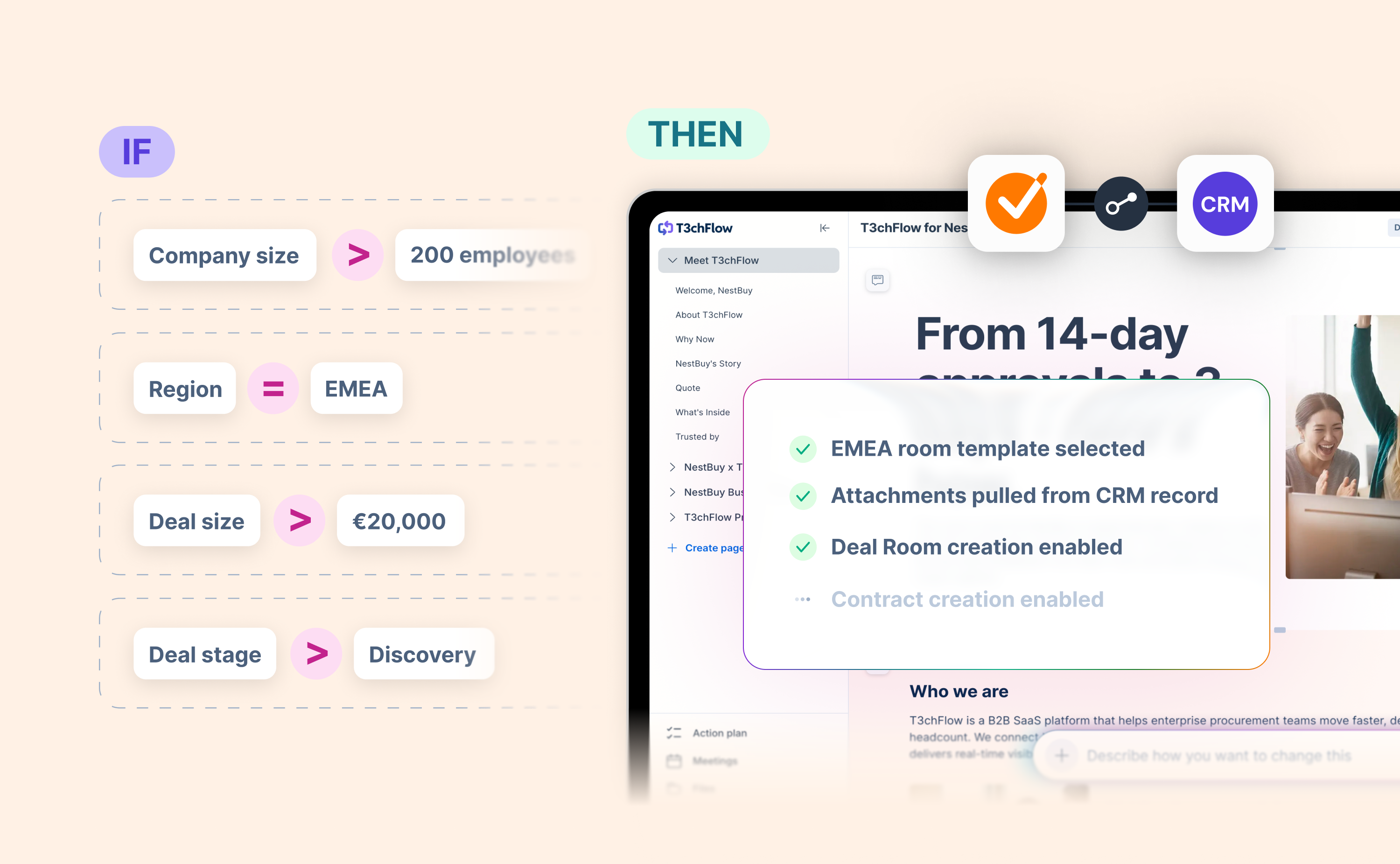 Automate GetAccept workflows based on your CRM data
