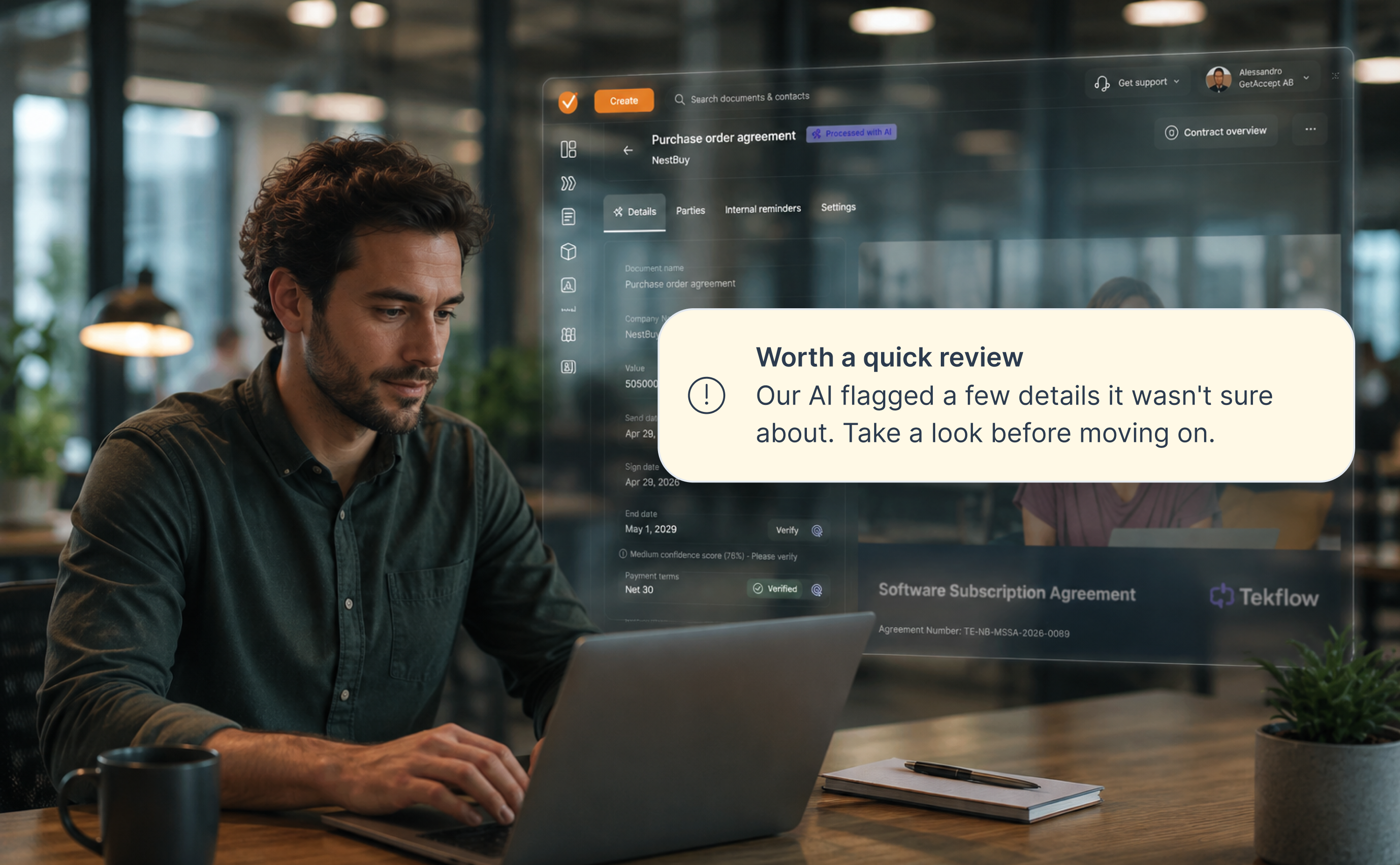 Trust your AI contract data: Here's how GetAccept makes that possible