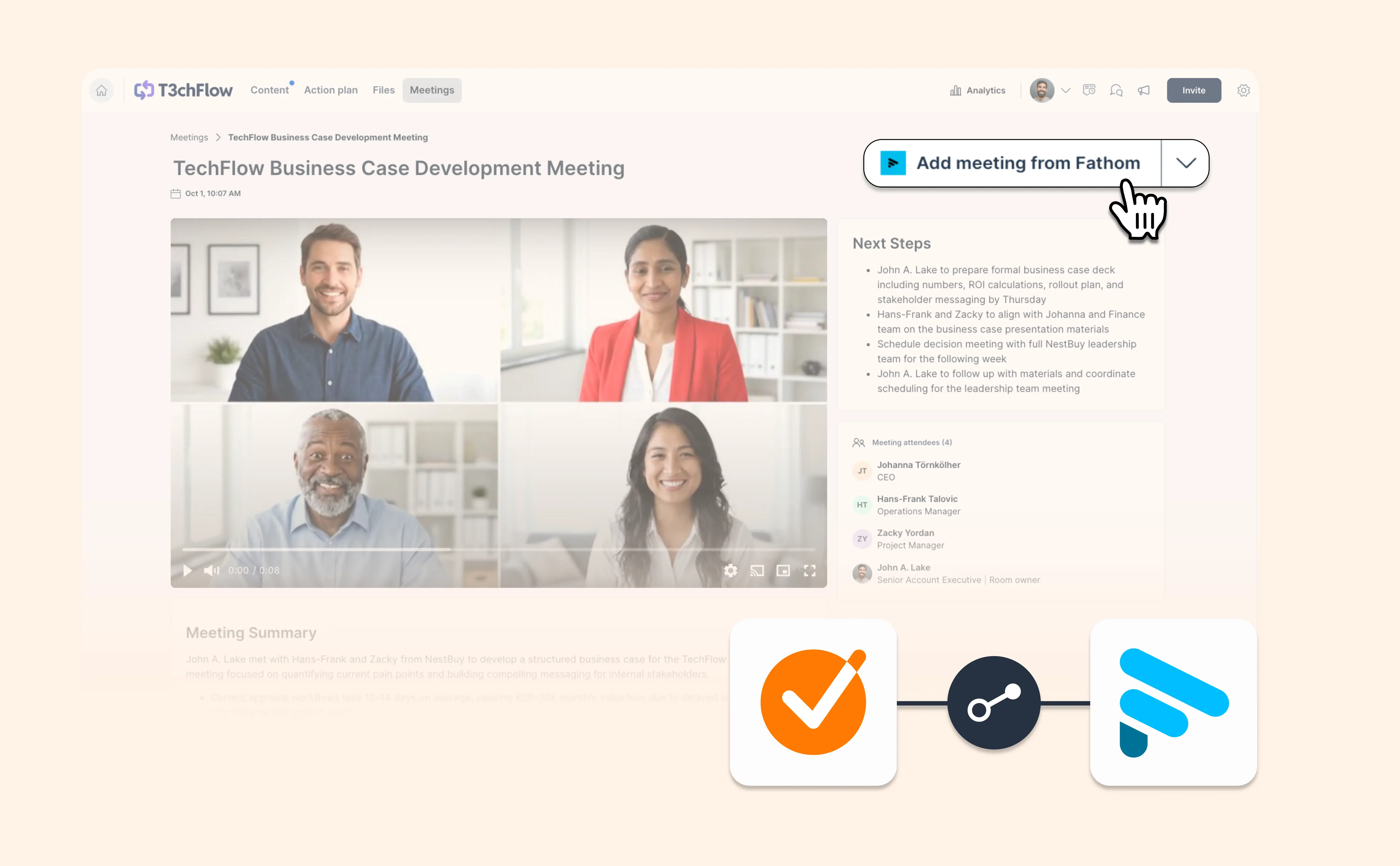 Turn meeting notes into deal momentum with Fathom + GetAccept