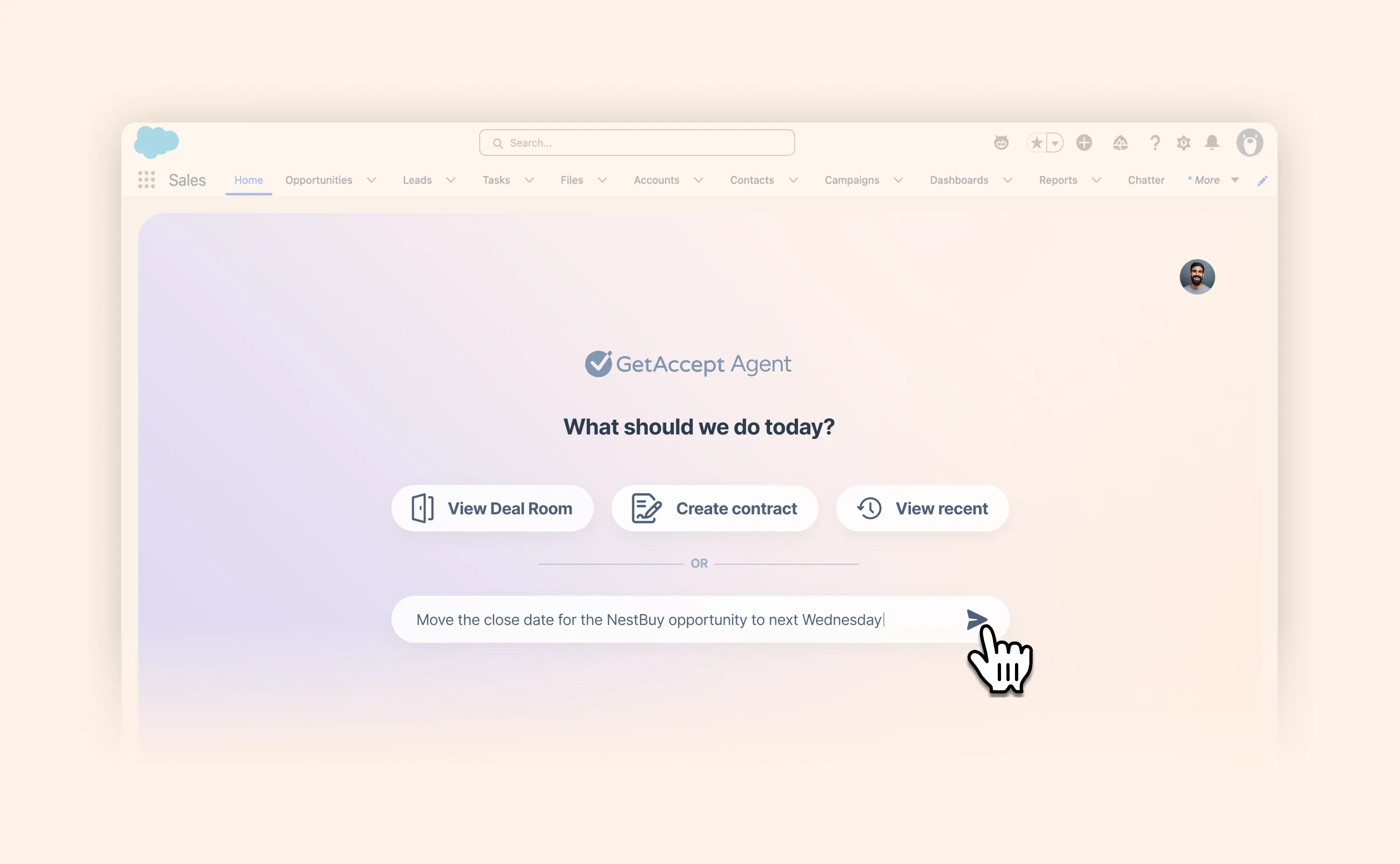 The GetAccept Agent in Salesforce is now available in beta