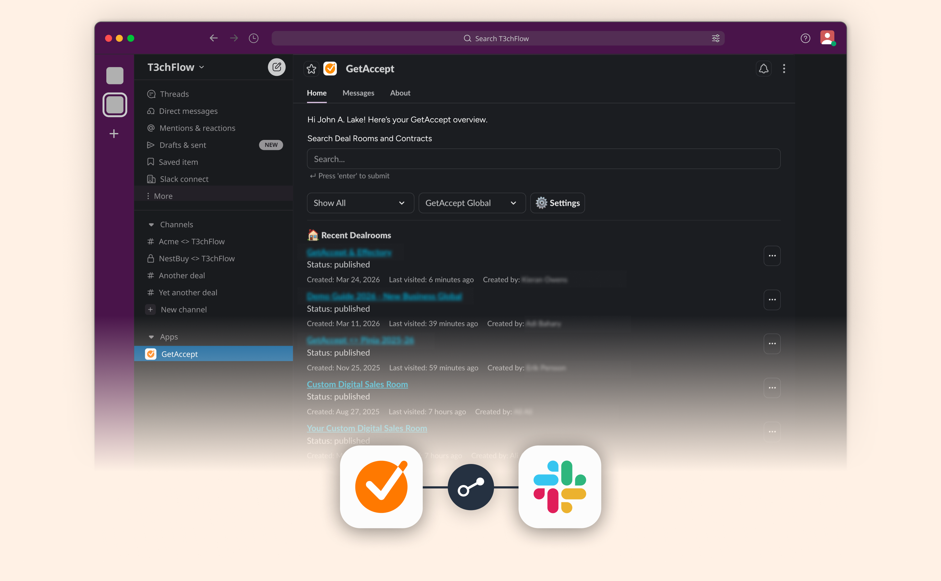 Your deals just moved into Slack